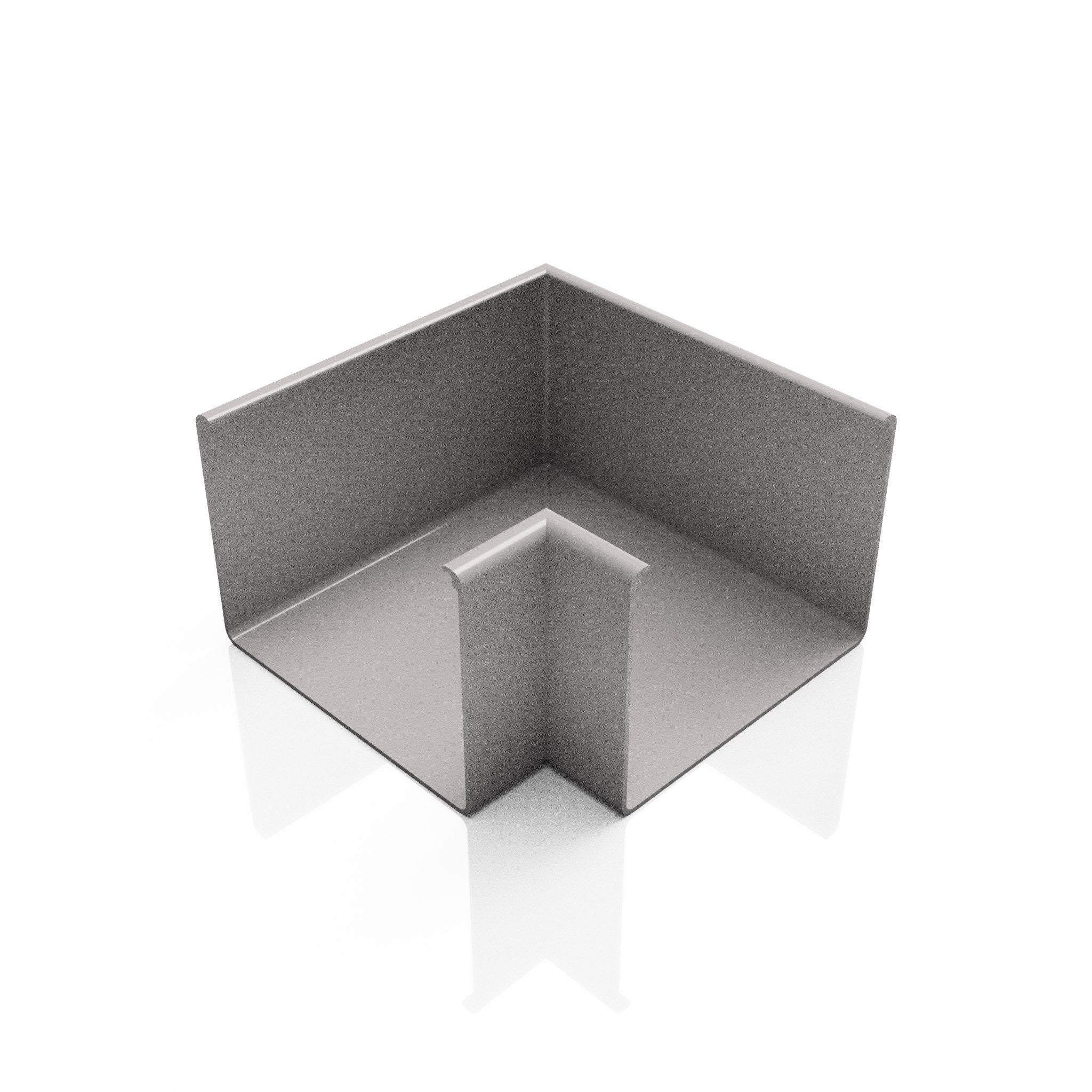 GB6 - BOX GUTTER ANGLE 90 DEG - 135 x 100mm - Alugutter