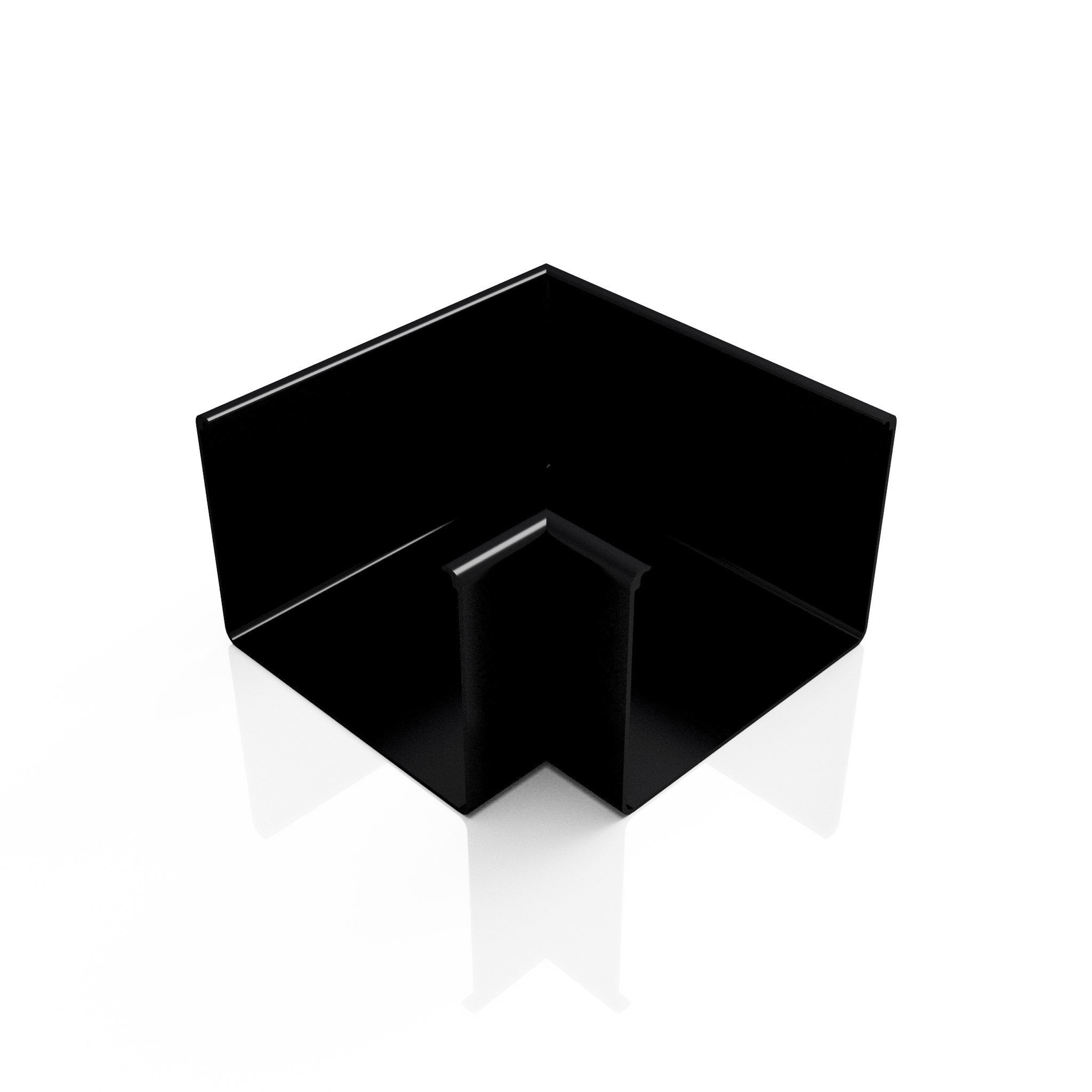 GB6 - BOX GUTTER ANGLE 90 DEG - 135 x 100mm - Alugutter