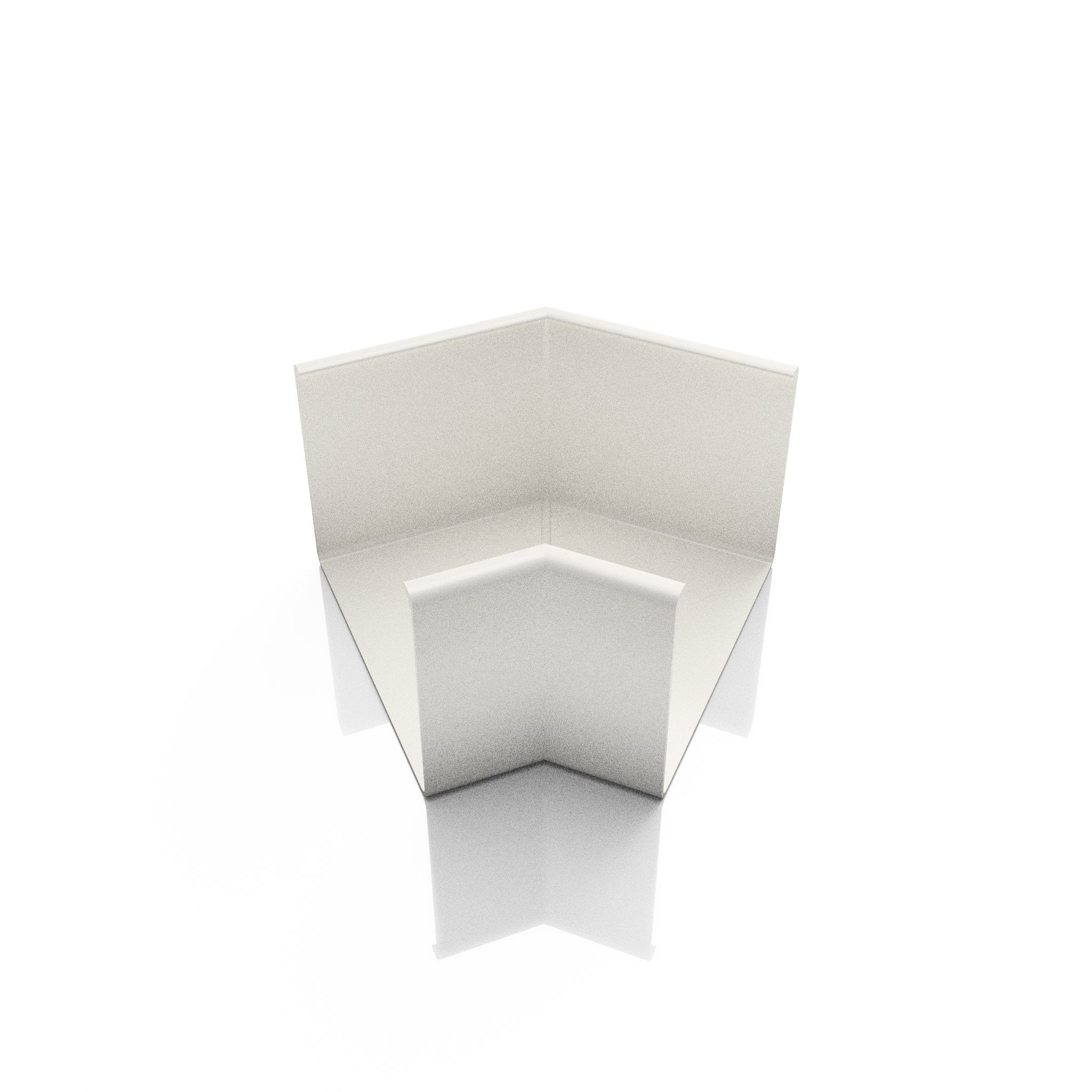 GB7 - BOX GUTTER ANGLE 135 DEG - 135 x 100mm - Alugutter