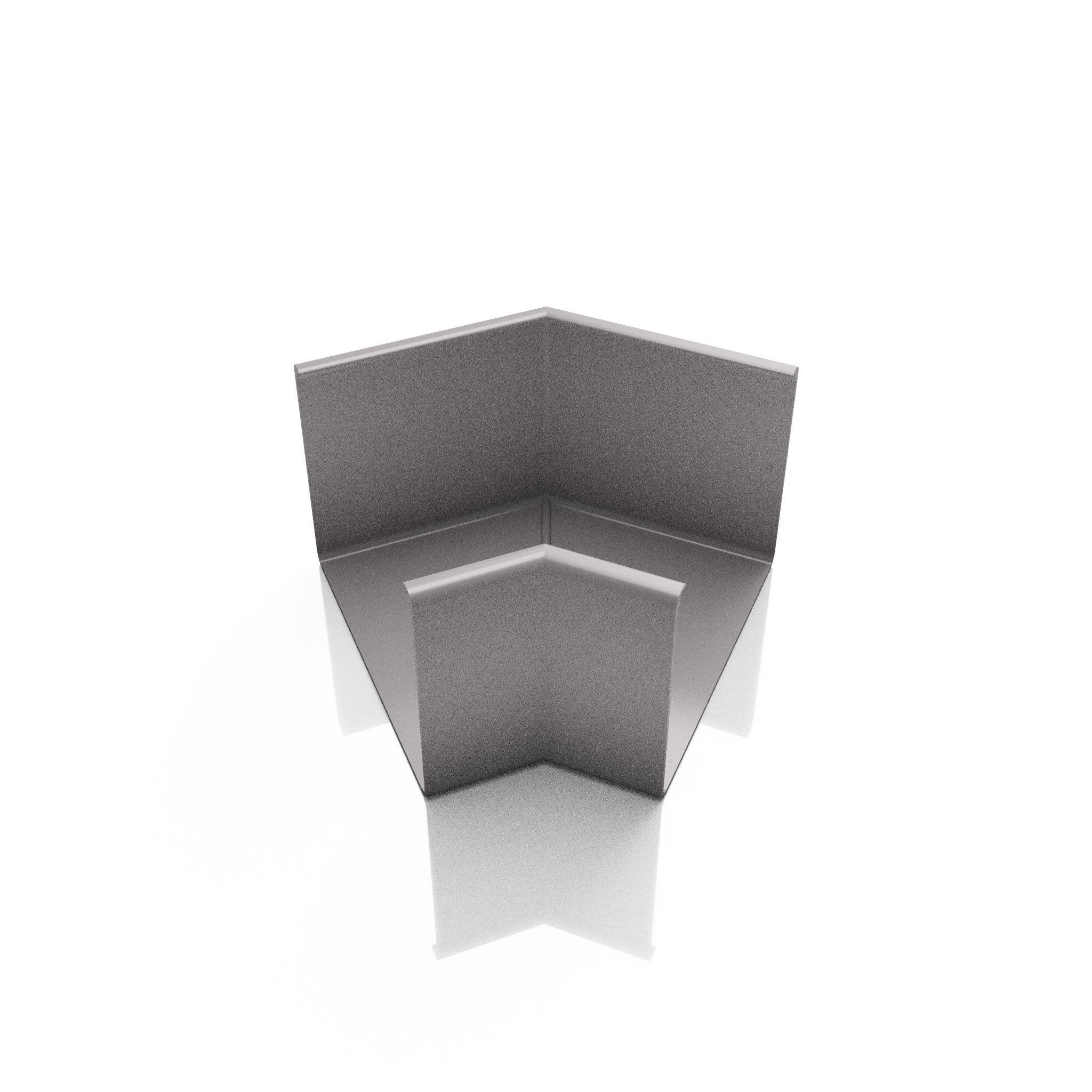 GB7 - BOX GUTTER ANGLE 135 DEG - 135 x 100mm - Alugutter