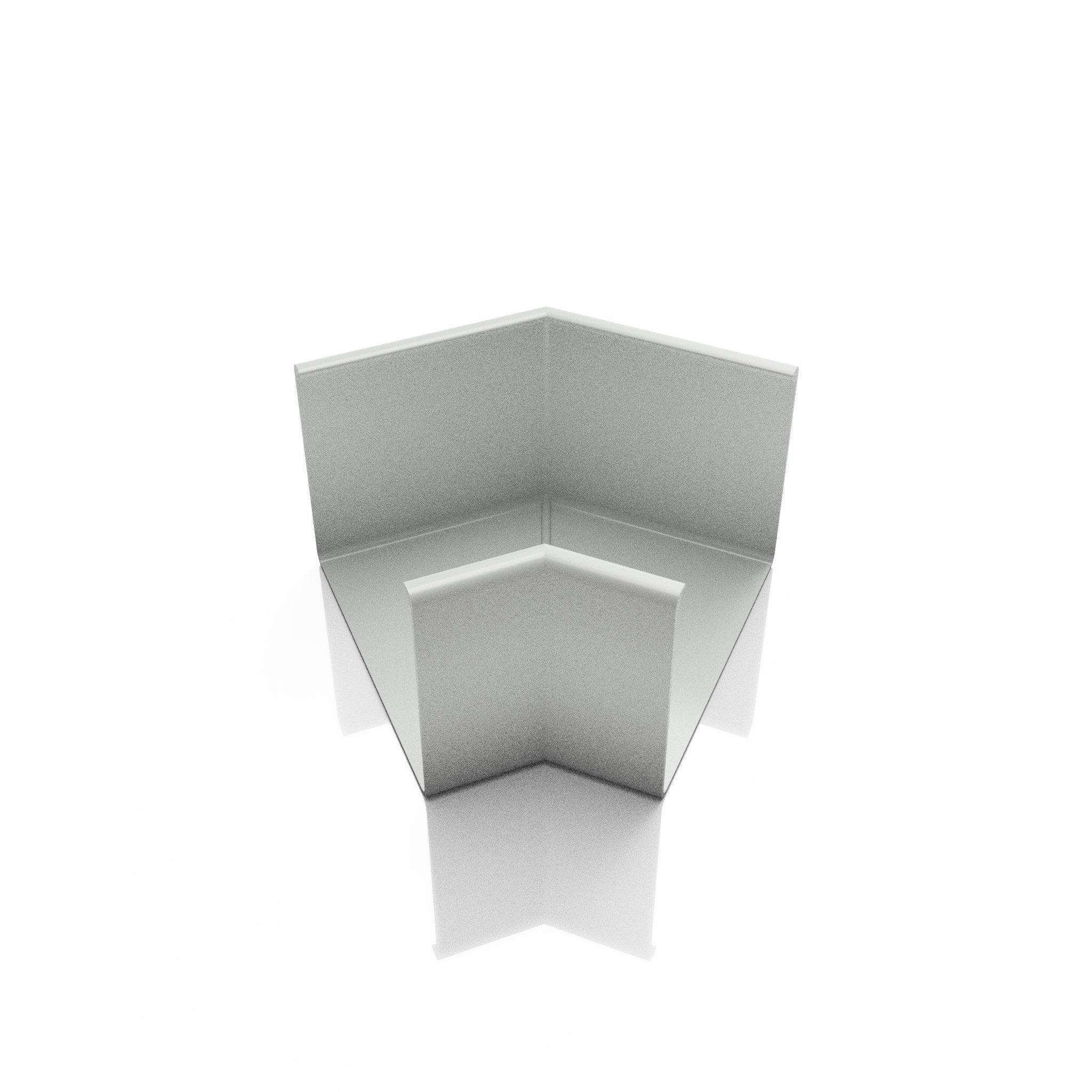 GB7 - BOX GUTTER ANGLE 135 DEG - 135 x 100mm - Alugutter