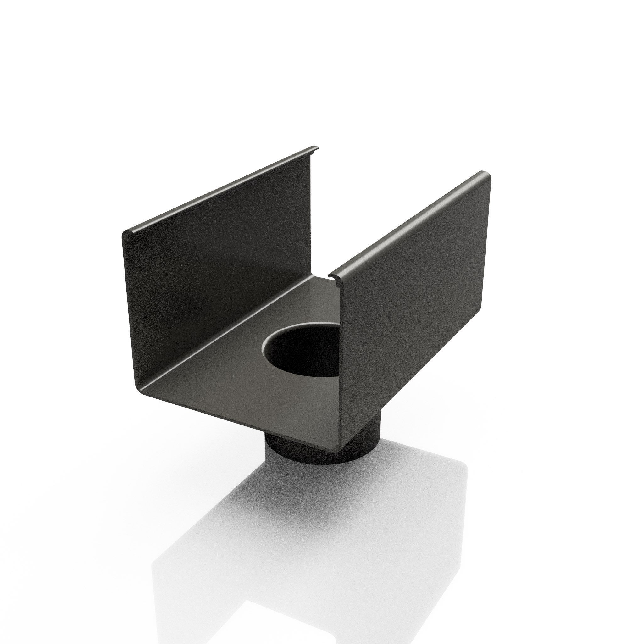 GB9 - BOX GUTTER OUTLET 76MM DIA - 135 x 100mm - Alugutter