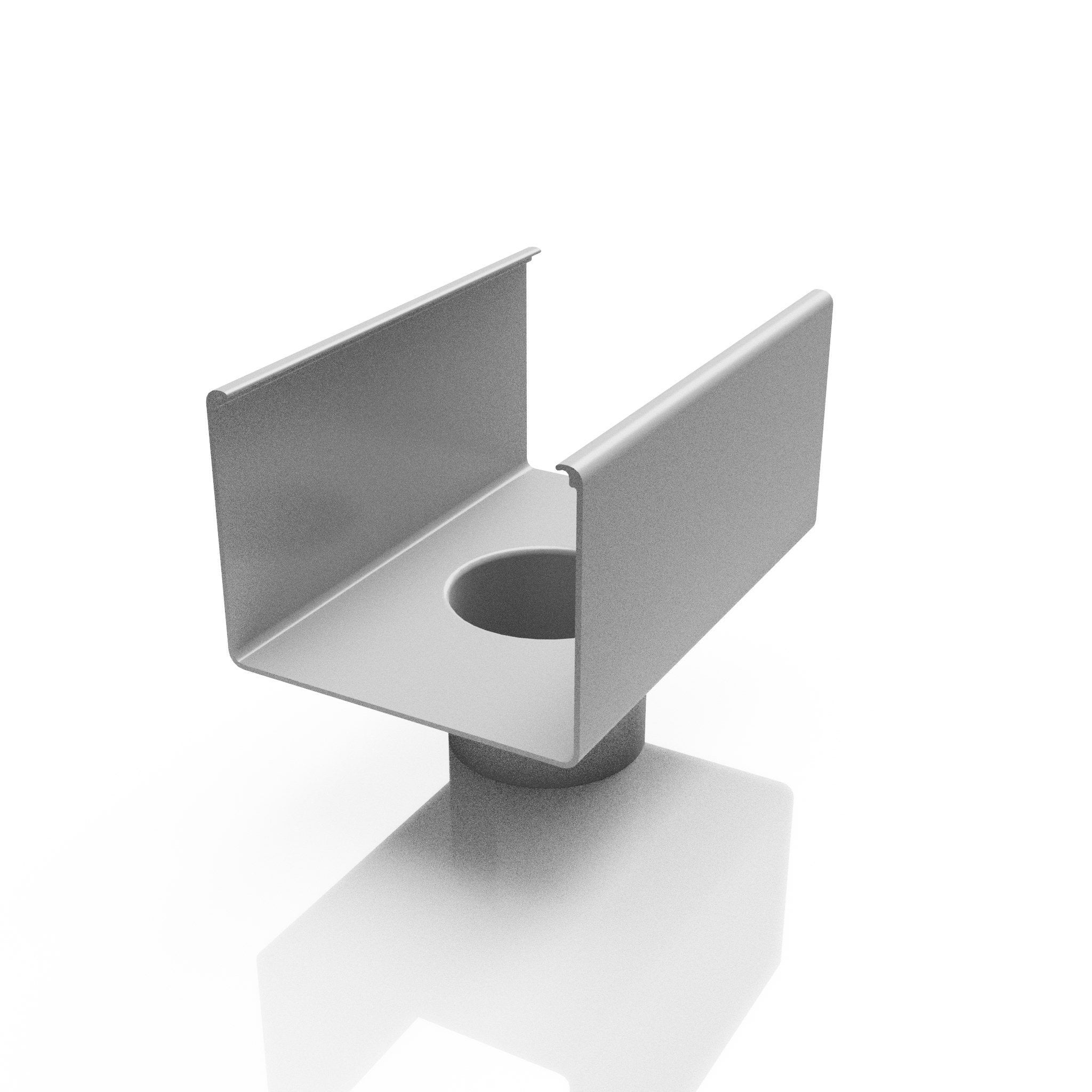 GB9 - BOX GUTTER OUTLET 76MM DIA - 135 x 100mm - Alugutter