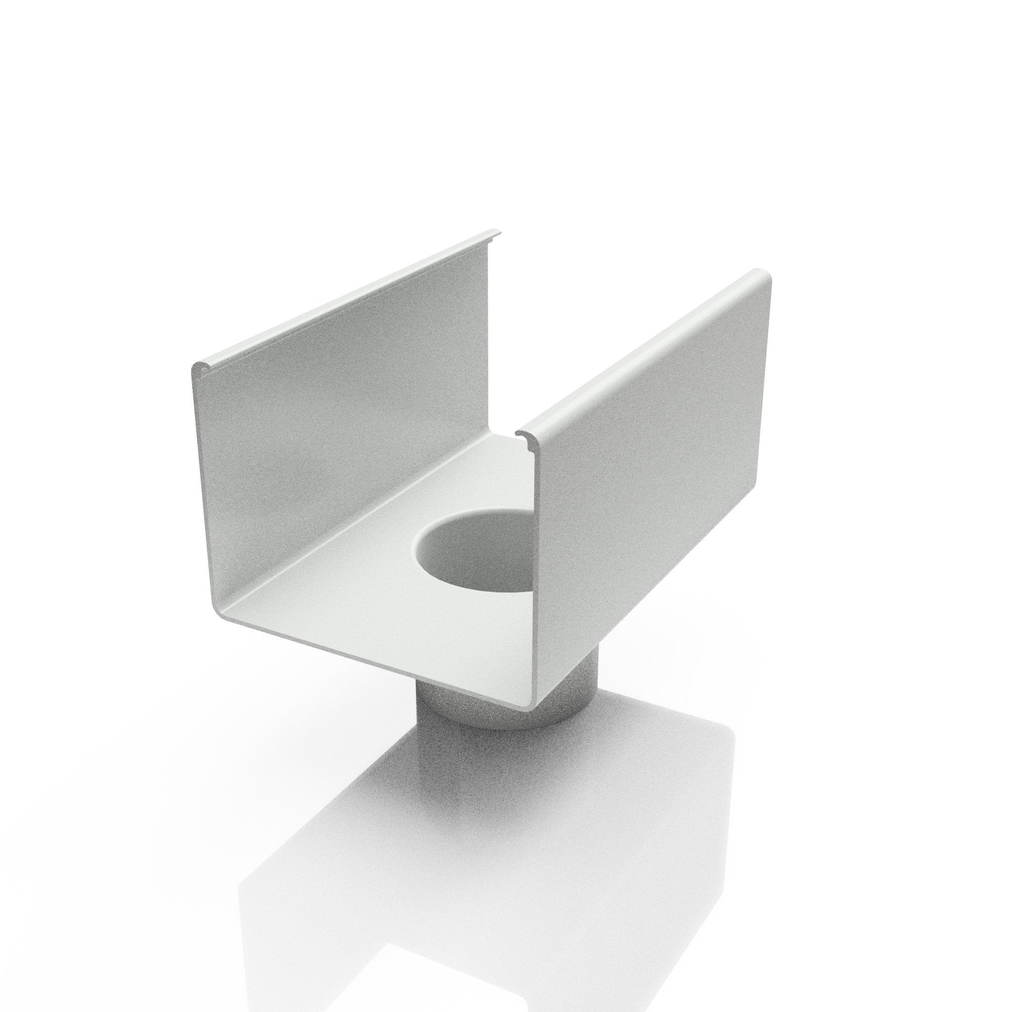 GB9 - BOX GUTTER OUTLET 76MM DIA - 135 x 100mm - Alugutter