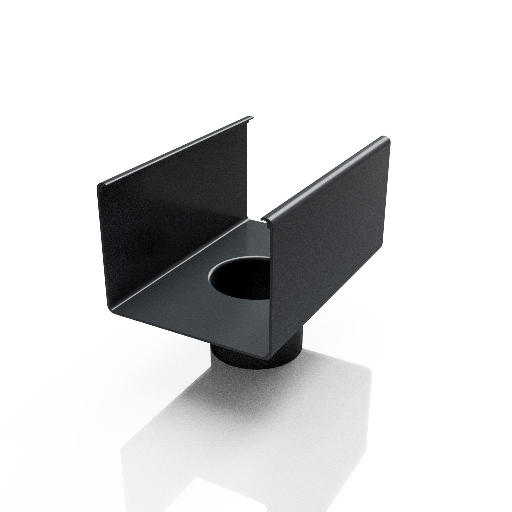 GB9 - BOX GUTTER OUTLET 76MM DIA - 135 x 100mm - Alugutter