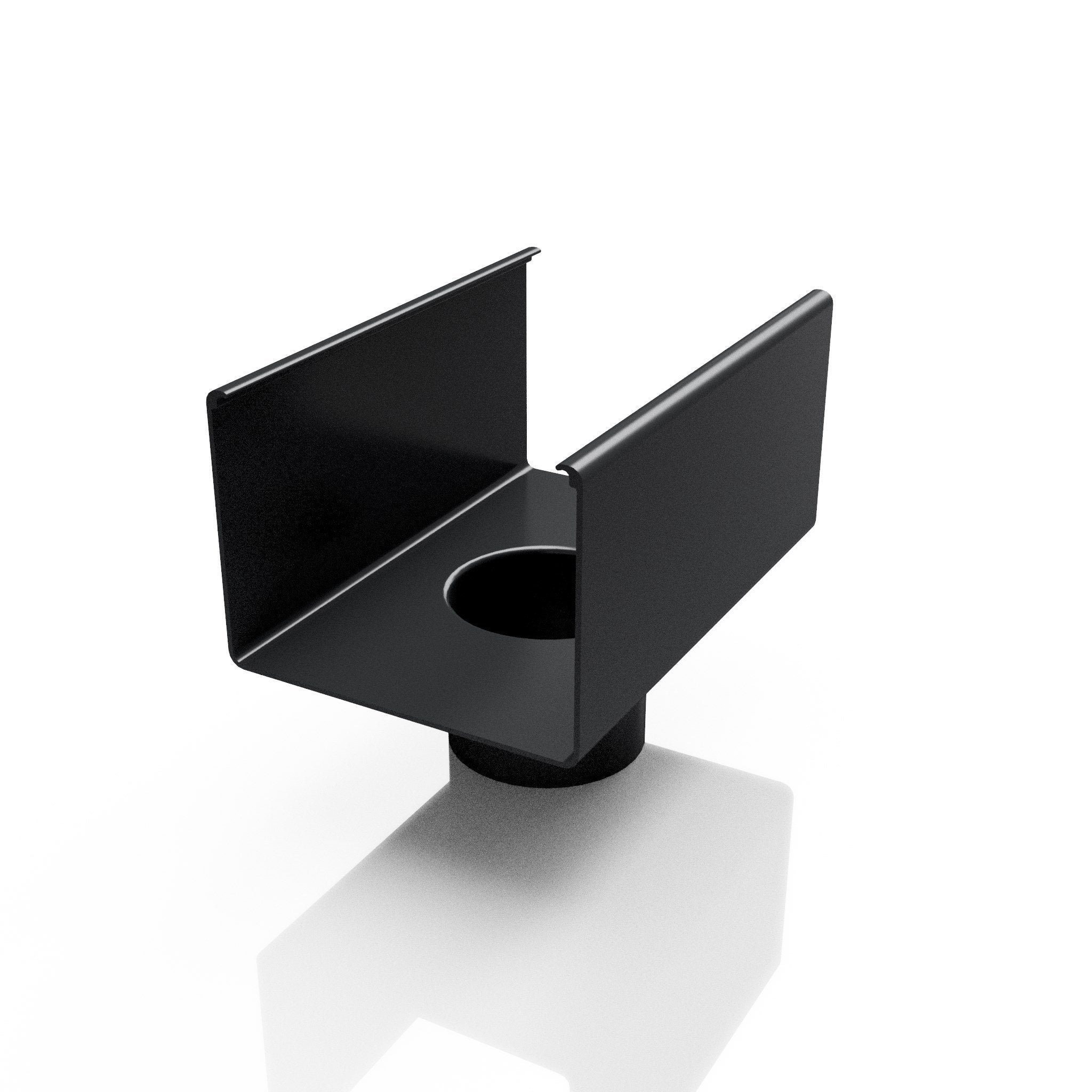 GB9 - BOX GUTTER OUTLET 76MM DIA - 135 x 100mm - Alugutter