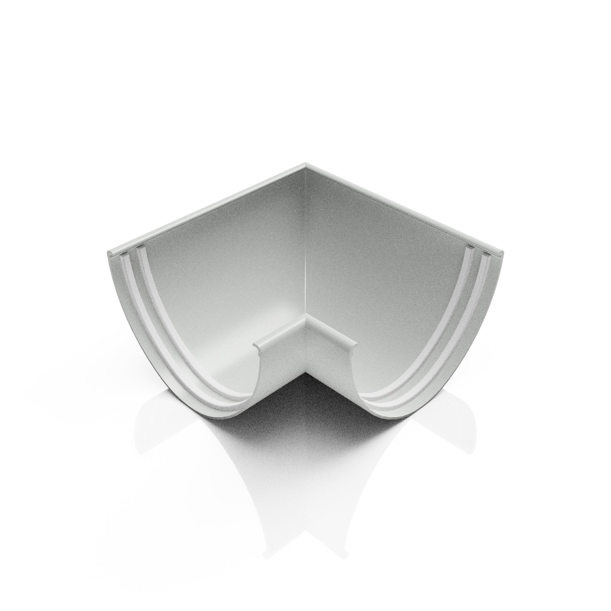 GD6 - DEEPFLOW GUTTER ANGLE 90 DEG - 130mm - Alugutter