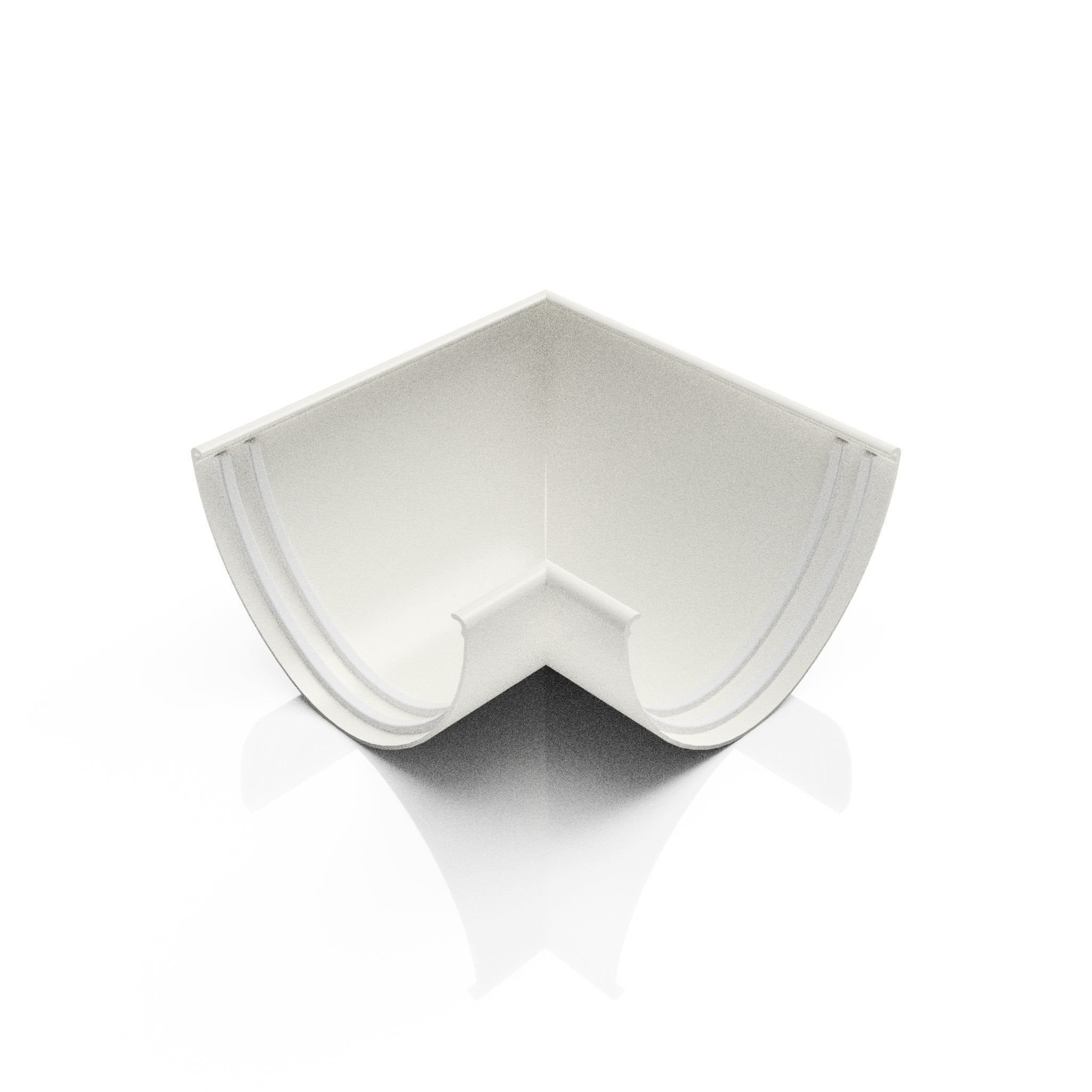 GD6 - DEEPFLOW GUTTER ANGLE 90 DEG - 130mm - Alugutter