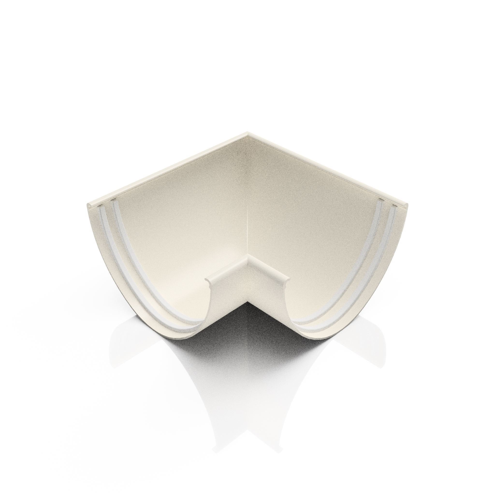 GD6 - DEEPFLOW GUTTER ANGLE 90 DEG - 130mm - Alugutter