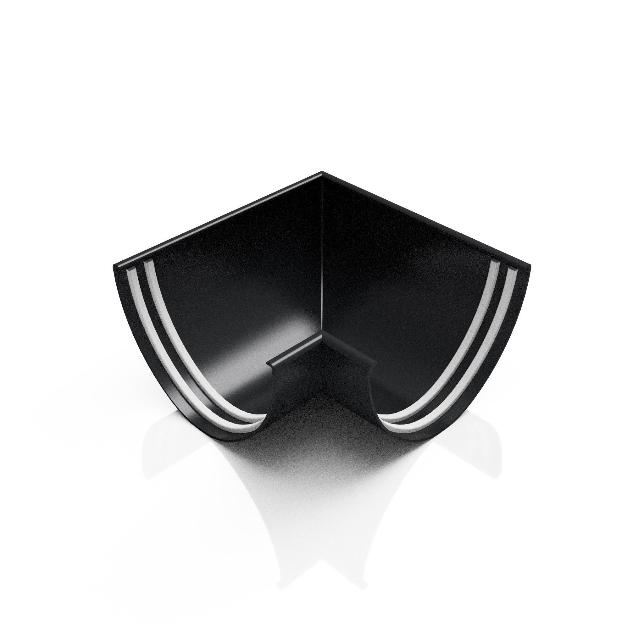 GD6 - DEEPFLOW GUTTER ANGLE 90 DEG - 130mm - Alugutter