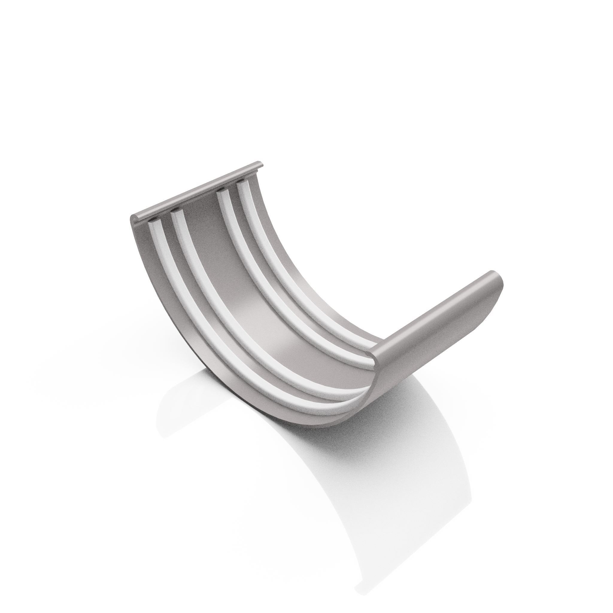 GHR2 - HALF ROUND GUTTER JOINTER - 125mm - Alugutter