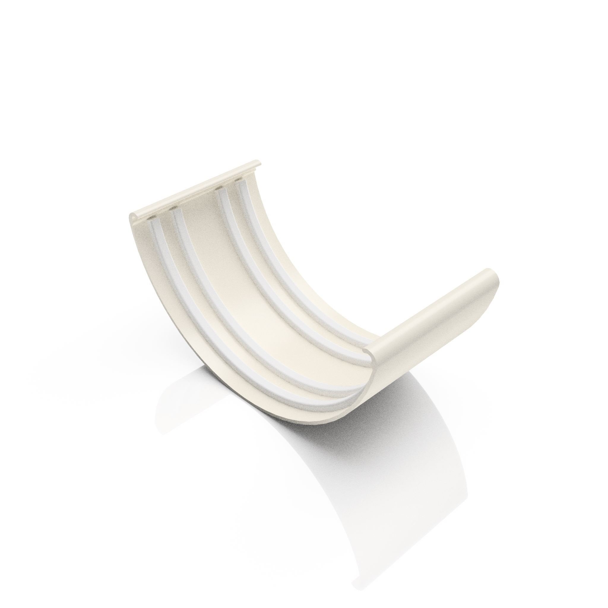 GHR2 - HALF ROUND GUTTER JOINTER - 125mm - Alugutter