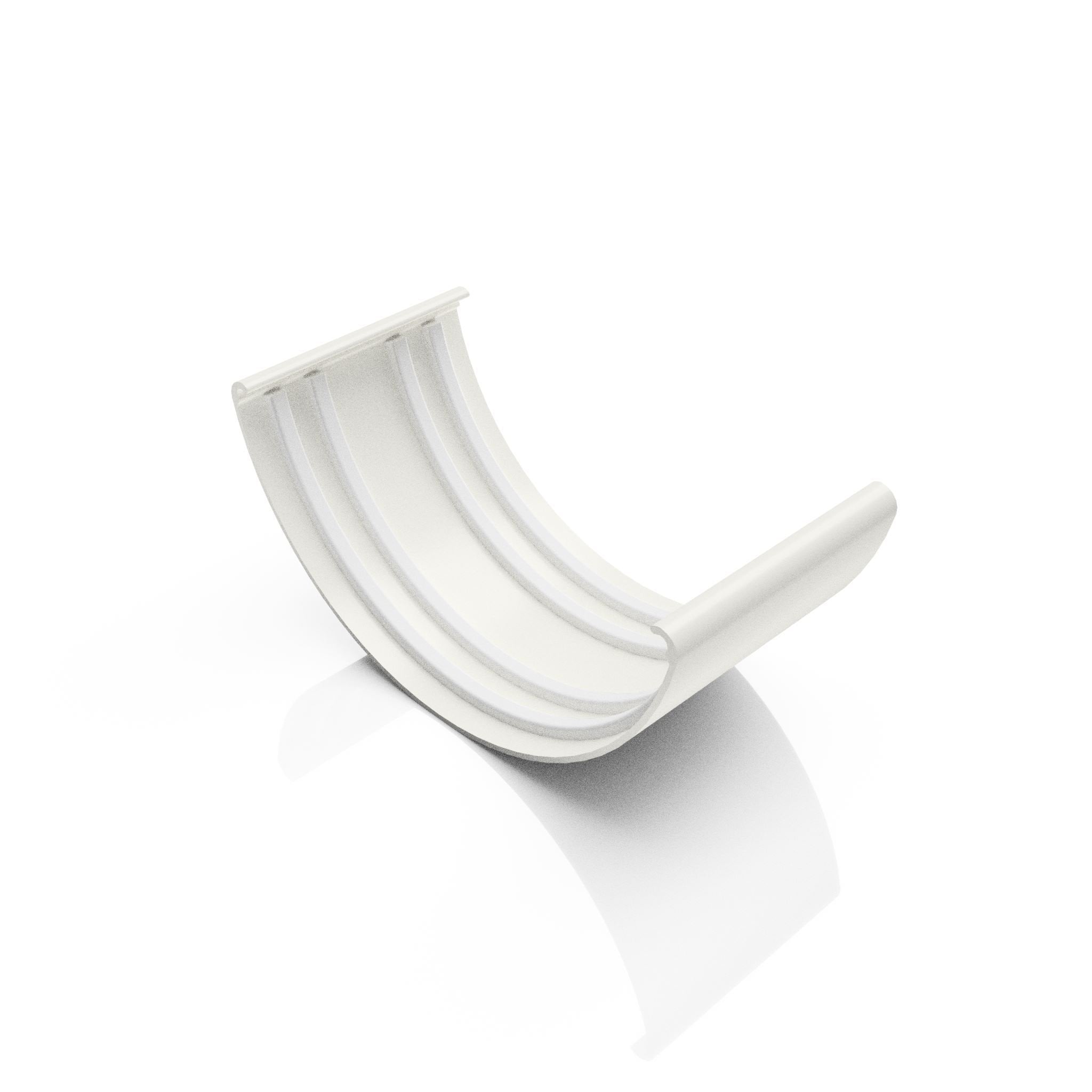 GHR2 - HALF ROUND GUTTER JOINTER - 125mm - Alugutter