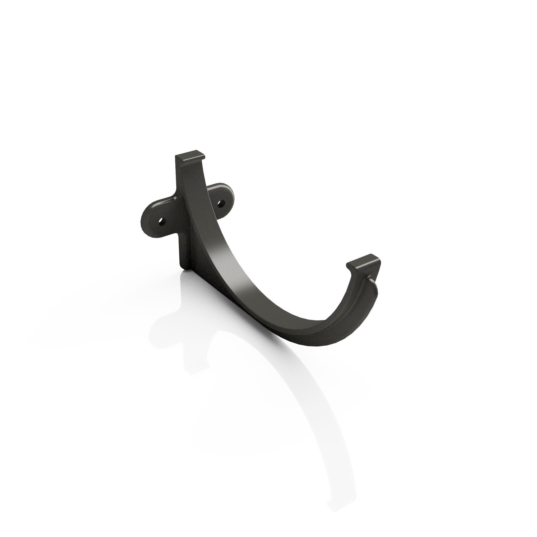 GHR3 - HALF ROUND GUTTER FASCIA BRACKET - 125mm - Alugutter