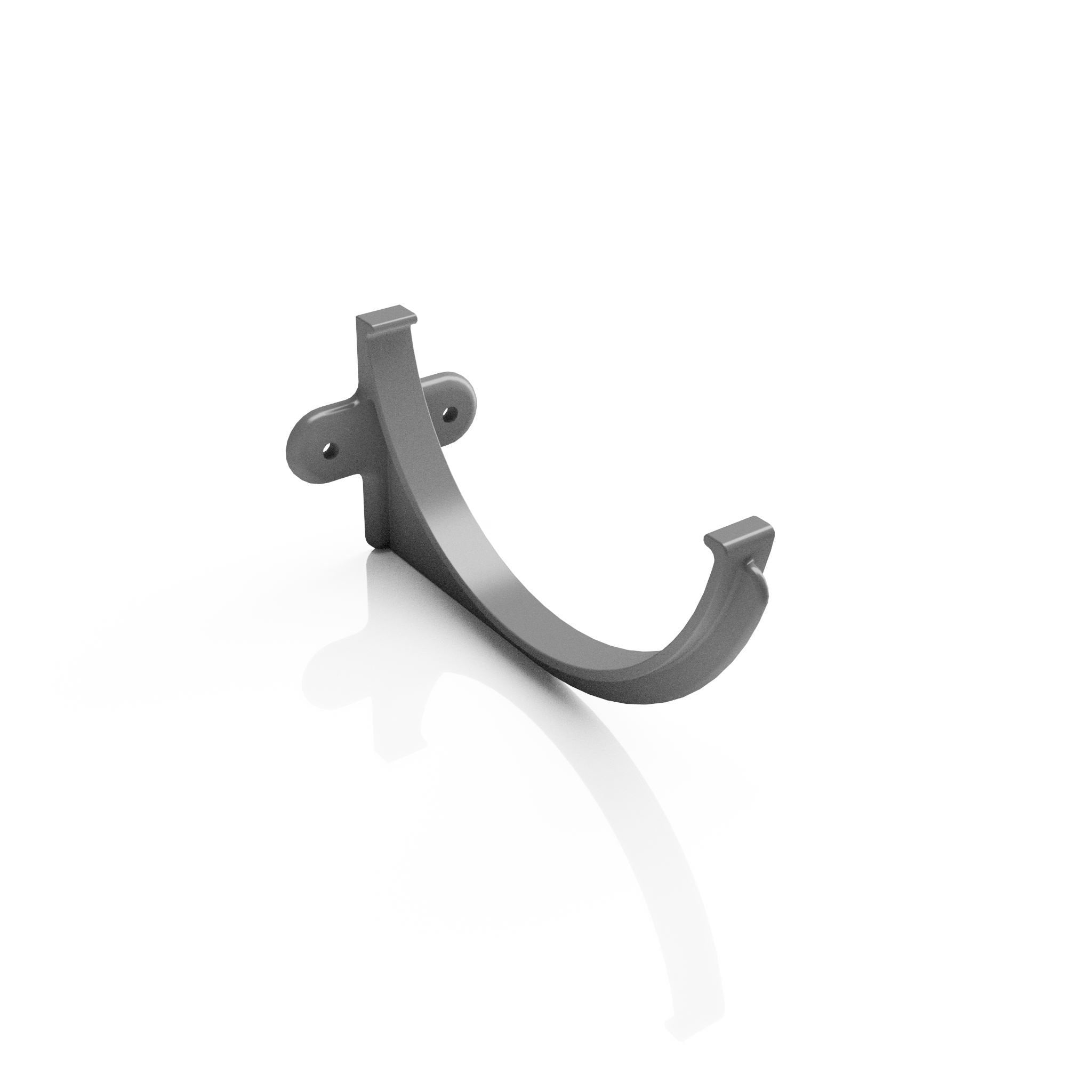 GHR3 - HALF ROUND GUTTER FASCIA BRACKET - 125mm - Alugutter