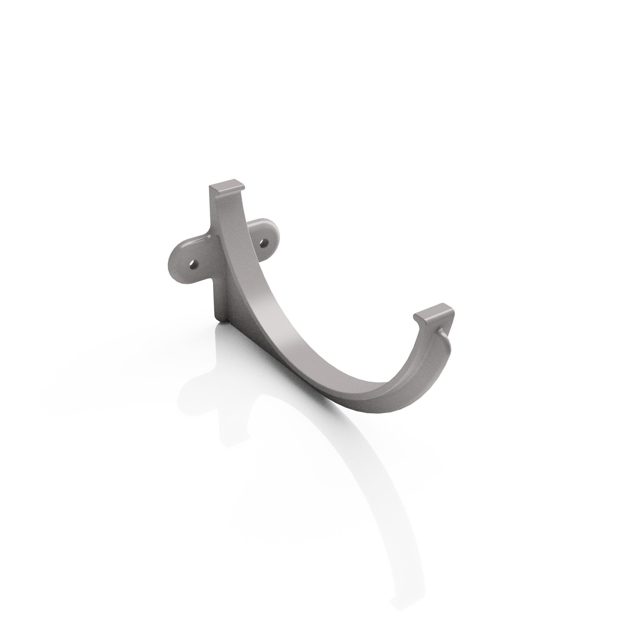 GHR3 - HALF ROUND GUTTER FASCIA BRACKET - 125mm - Alugutter