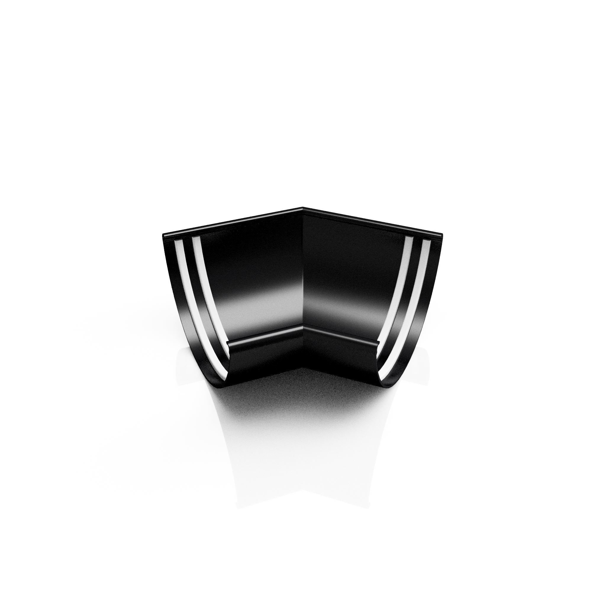 GHR7 - HALF ROUND GUTTER ANGLE 135 DEG - 125mm - Alugutter