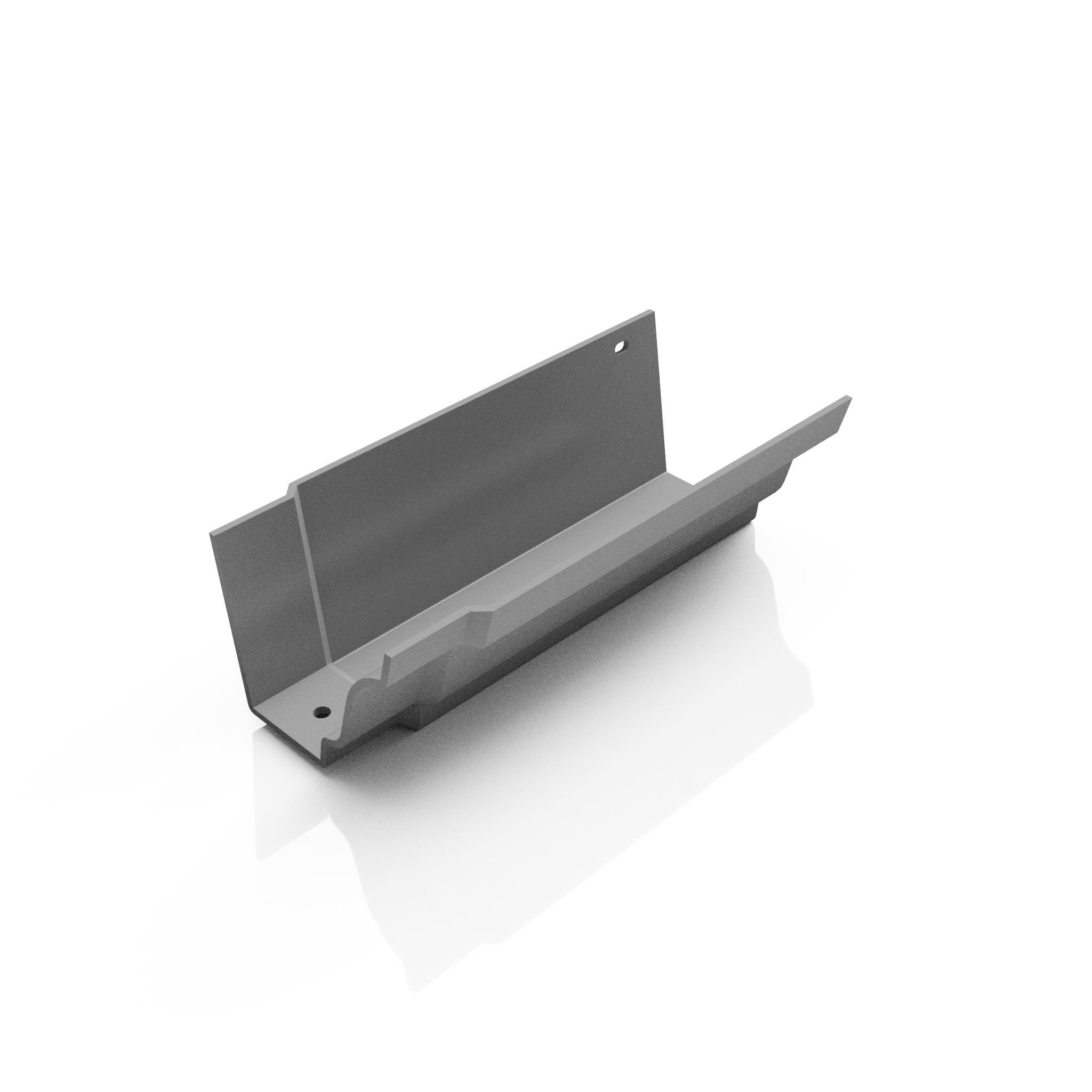 GTM1 - MOULDED OGEE ALUMINIUM GUTTER LENGTH - 125 x 100mm x 1.83M - Alugutter