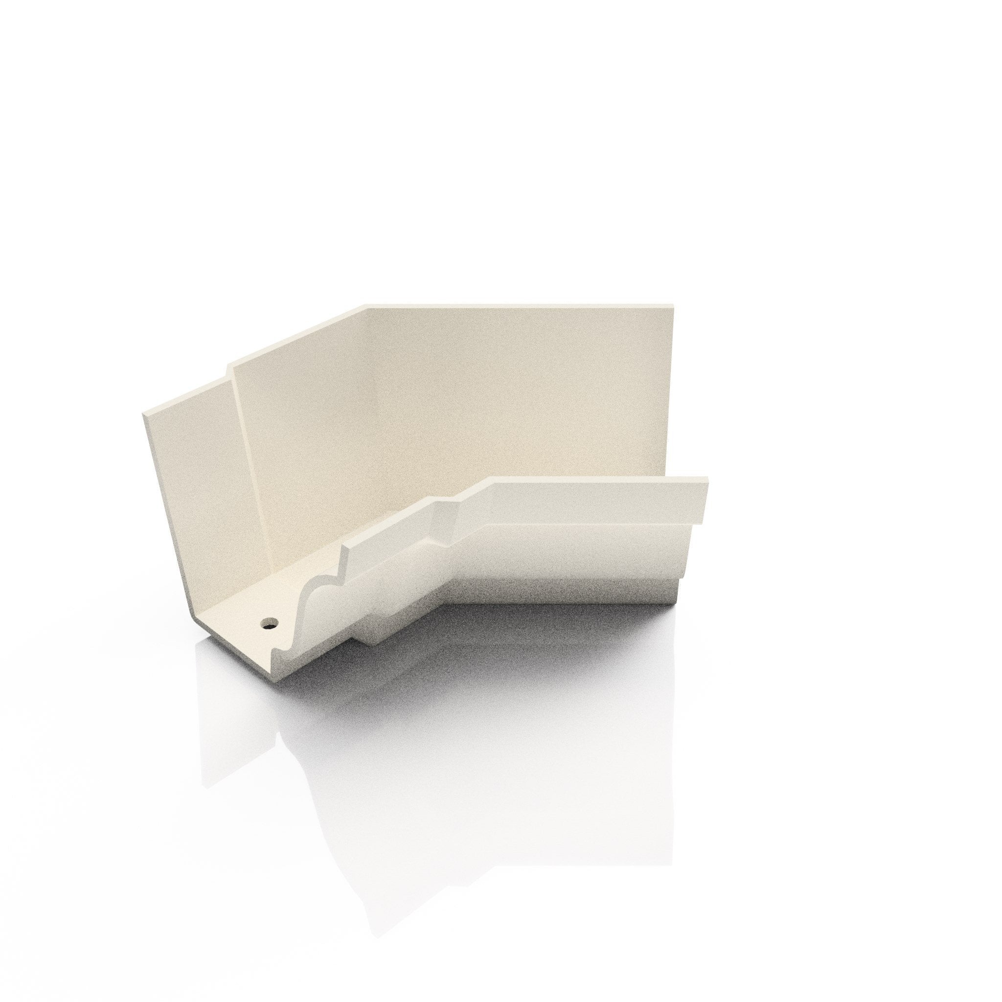 GTM10 - MOULDED GUTTER INTERNAL ANGLE 135 DEG - 125 x 100mm - Alugutter
