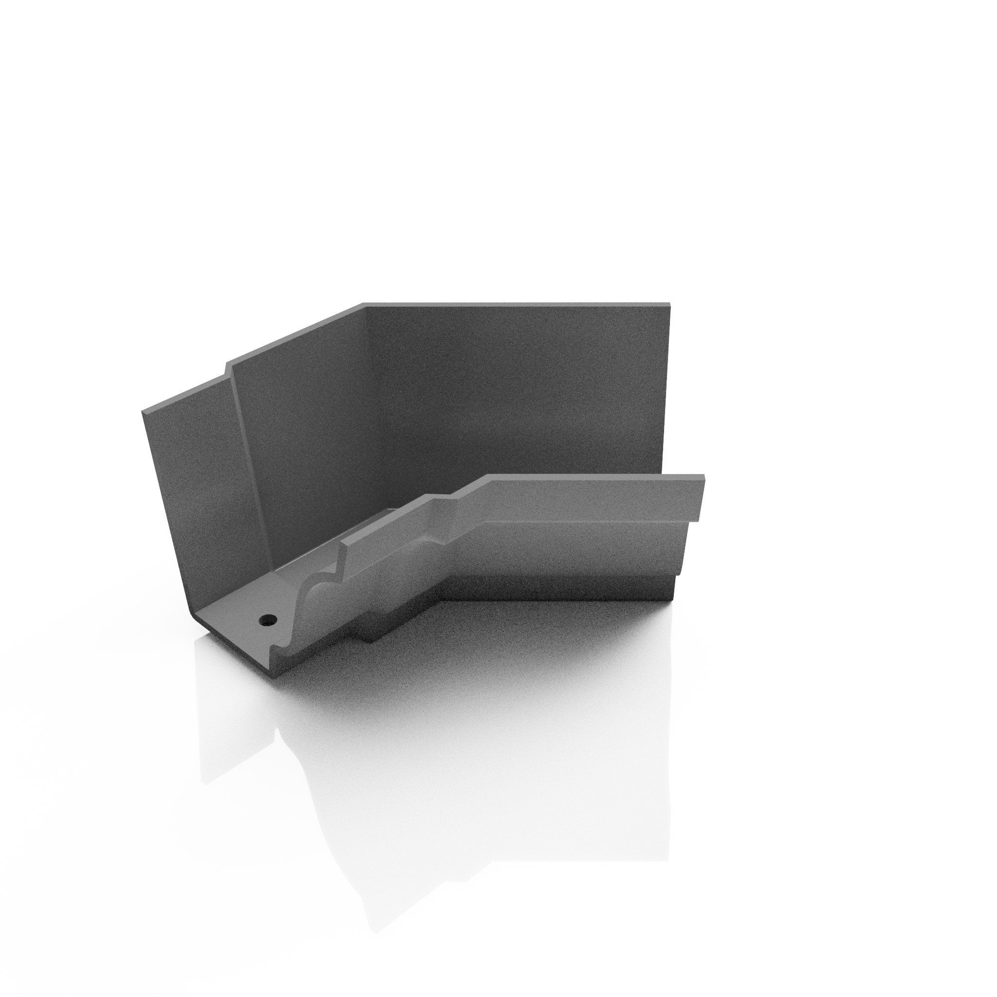 GTM10 - MOULDED GUTTER INTERNAL ANGLE 135 DEG - 125 x 100mm - Alugutter