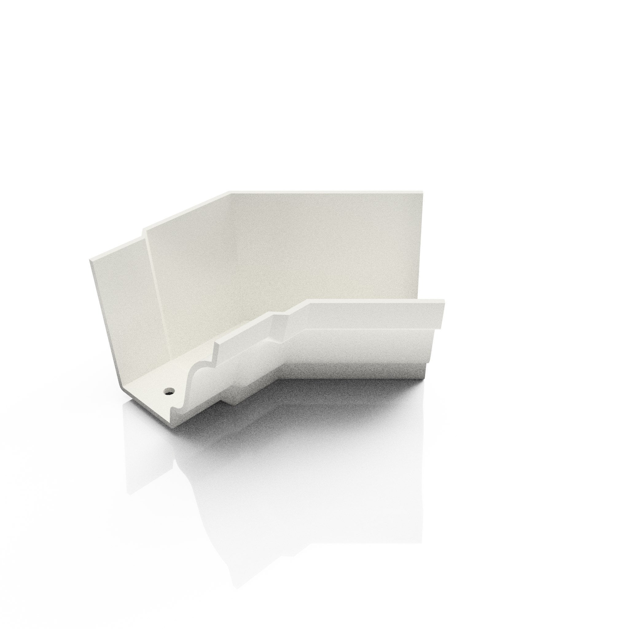 GTM10 - MOULDED GUTTER INTERNAL ANGLE 135 DEG - 125 x 100mm - Alugutter