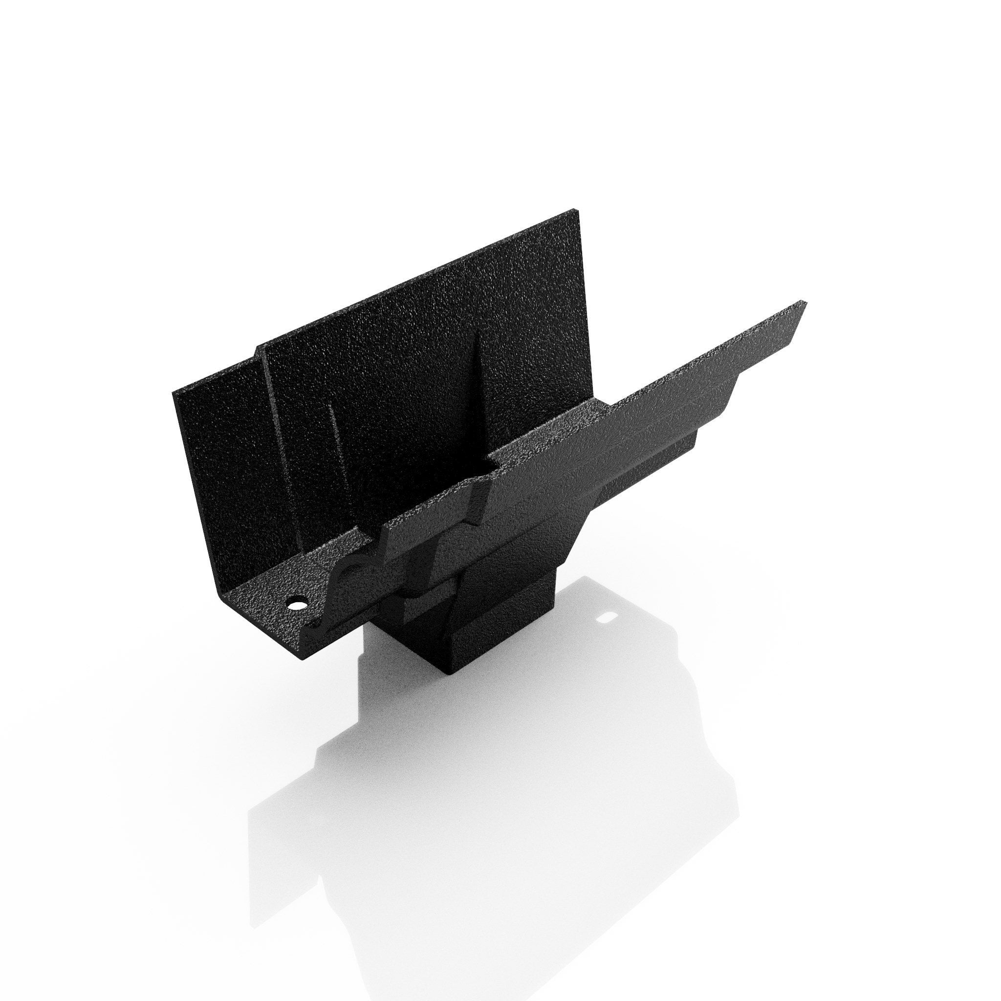 GTM13 - MOULDED GUTTER OUTLET 72X72mm - 125 x 100mm - Alugutter