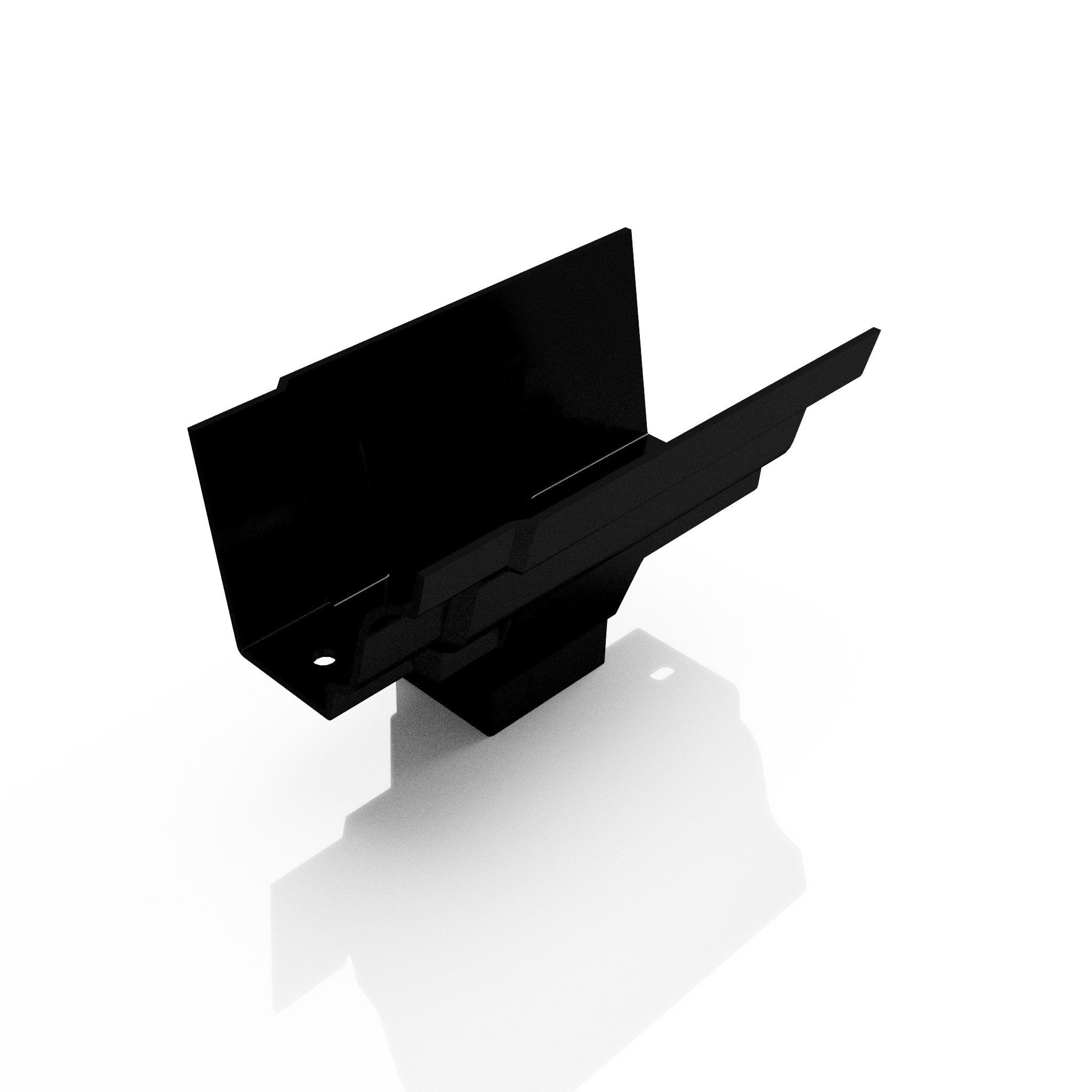 GTM13 - MOULDED GUTTER OUTLET 72X72mm - 125 x 100mm - Alugutter