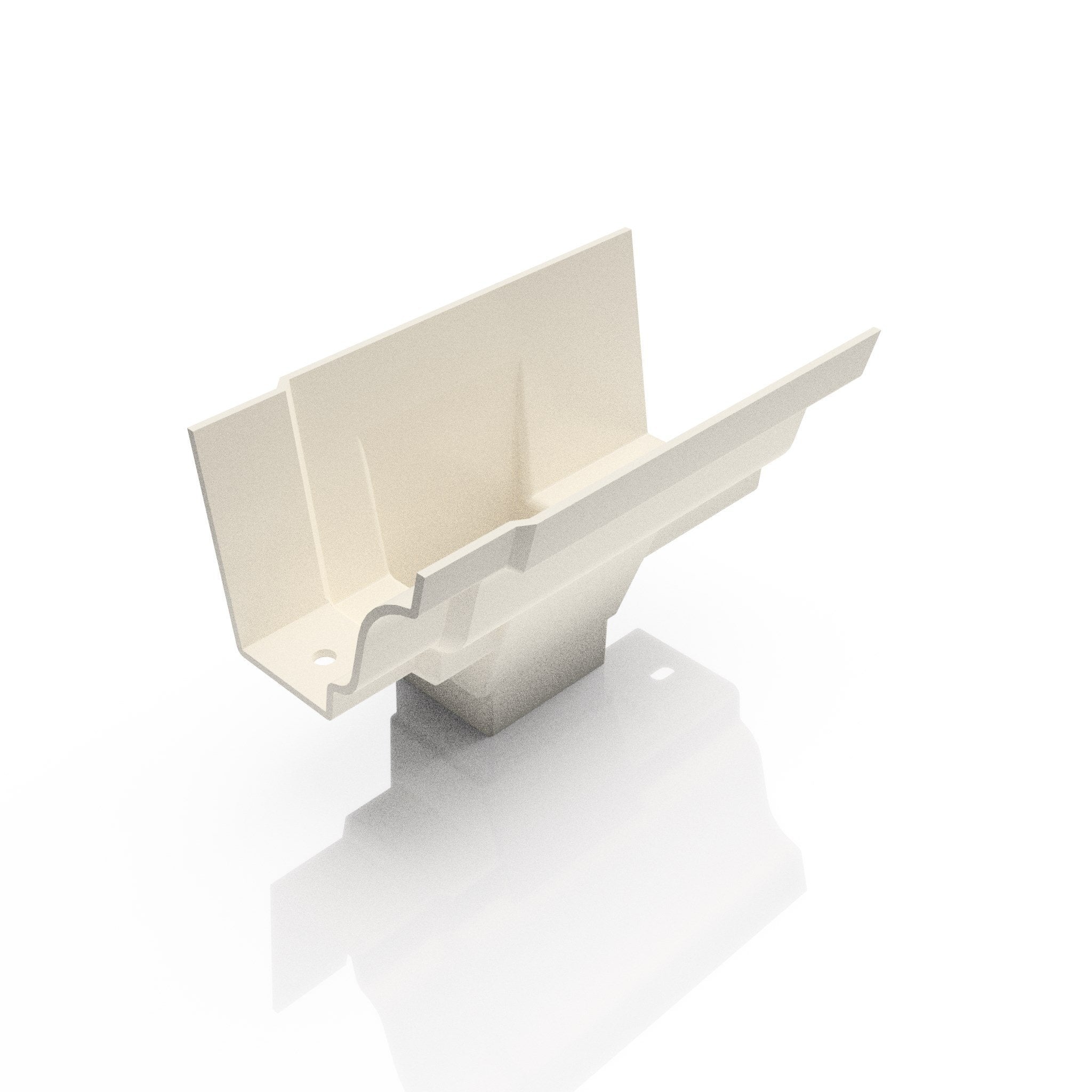 GTM13 - MOULDED GUTTER OUTLET 72X72mm - 125 x 100mm - Alugutter