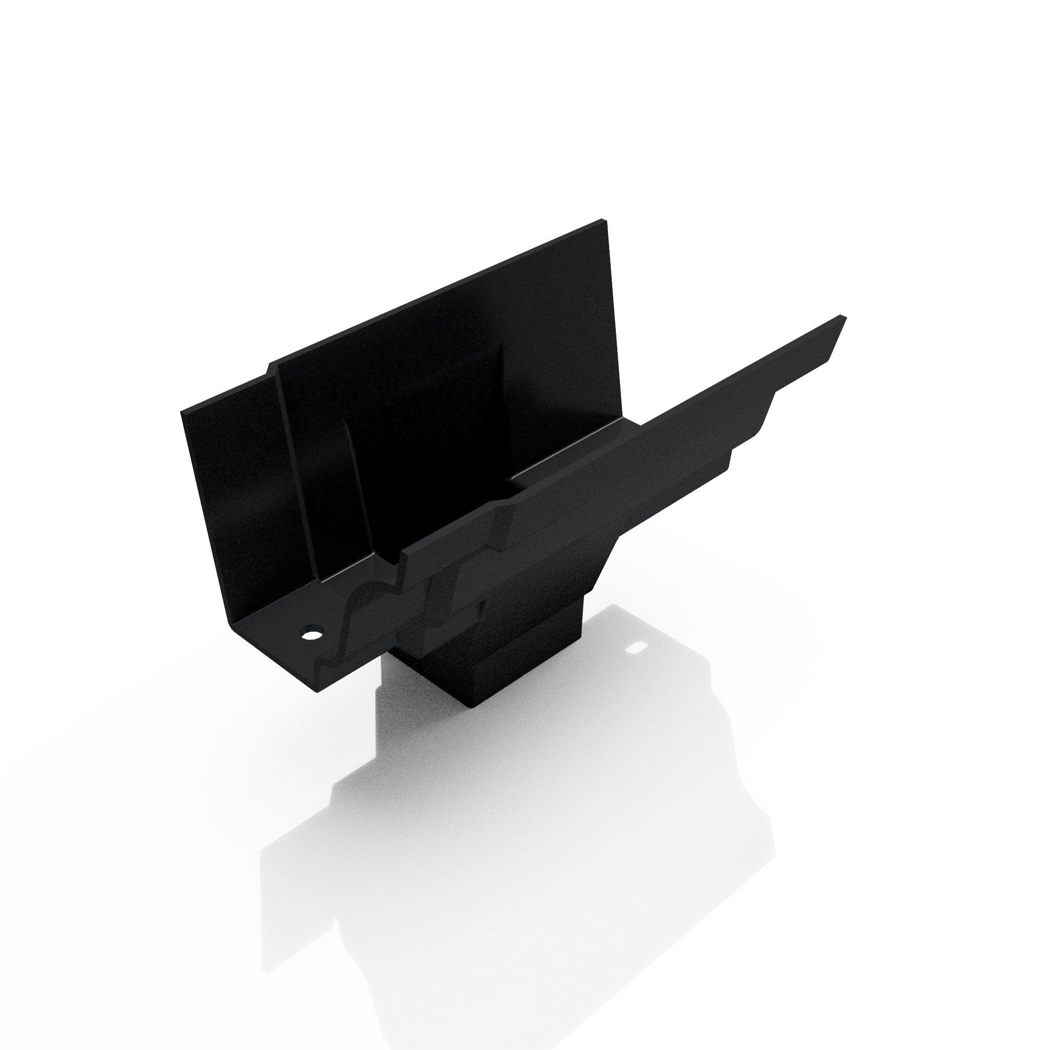 GTM13 - MOULDED GUTTER OUTLET 72X72mm - 125 x 100mm - Alugutter