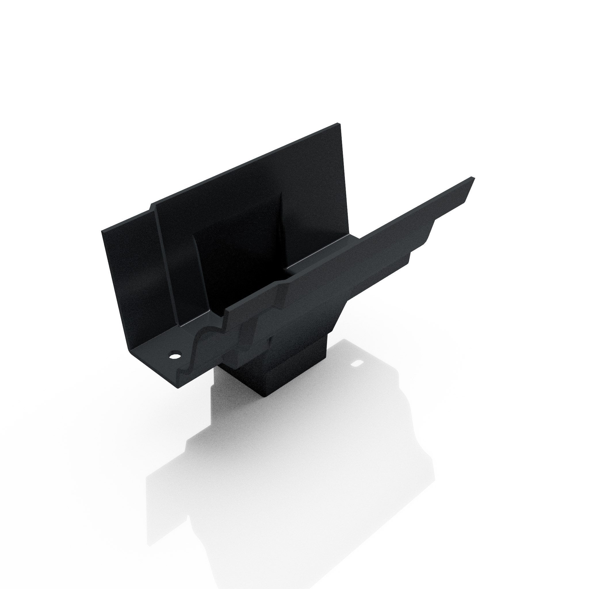 GTM13 - MOULDED GUTTER OUTLET 72X72mm - 125 x 100mm - Alugutter