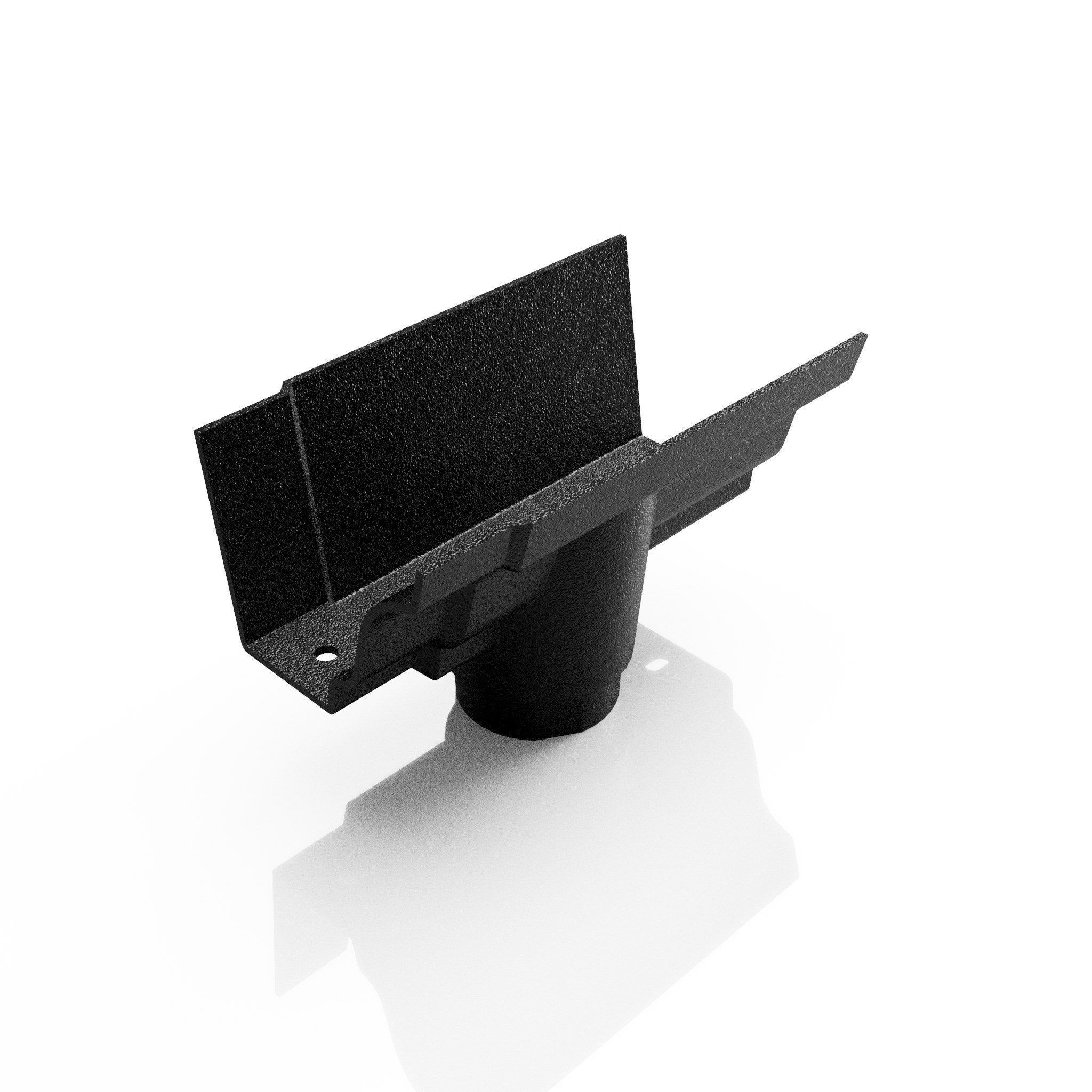 GTM13 - MOULDED GUTTER OUTLET 72X72mm - 125 x 100mm - Alugutter