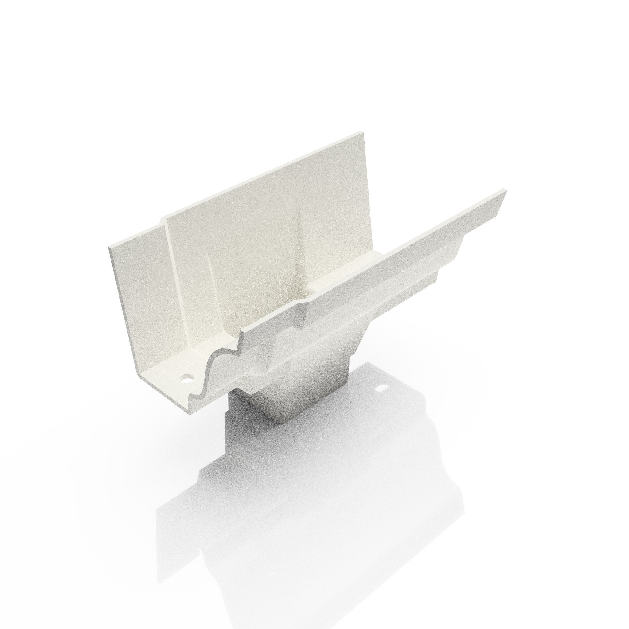 GTM13 - MOULDED GUTTER OUTLET 72X72mm - 125 x 100mm - Alugutter