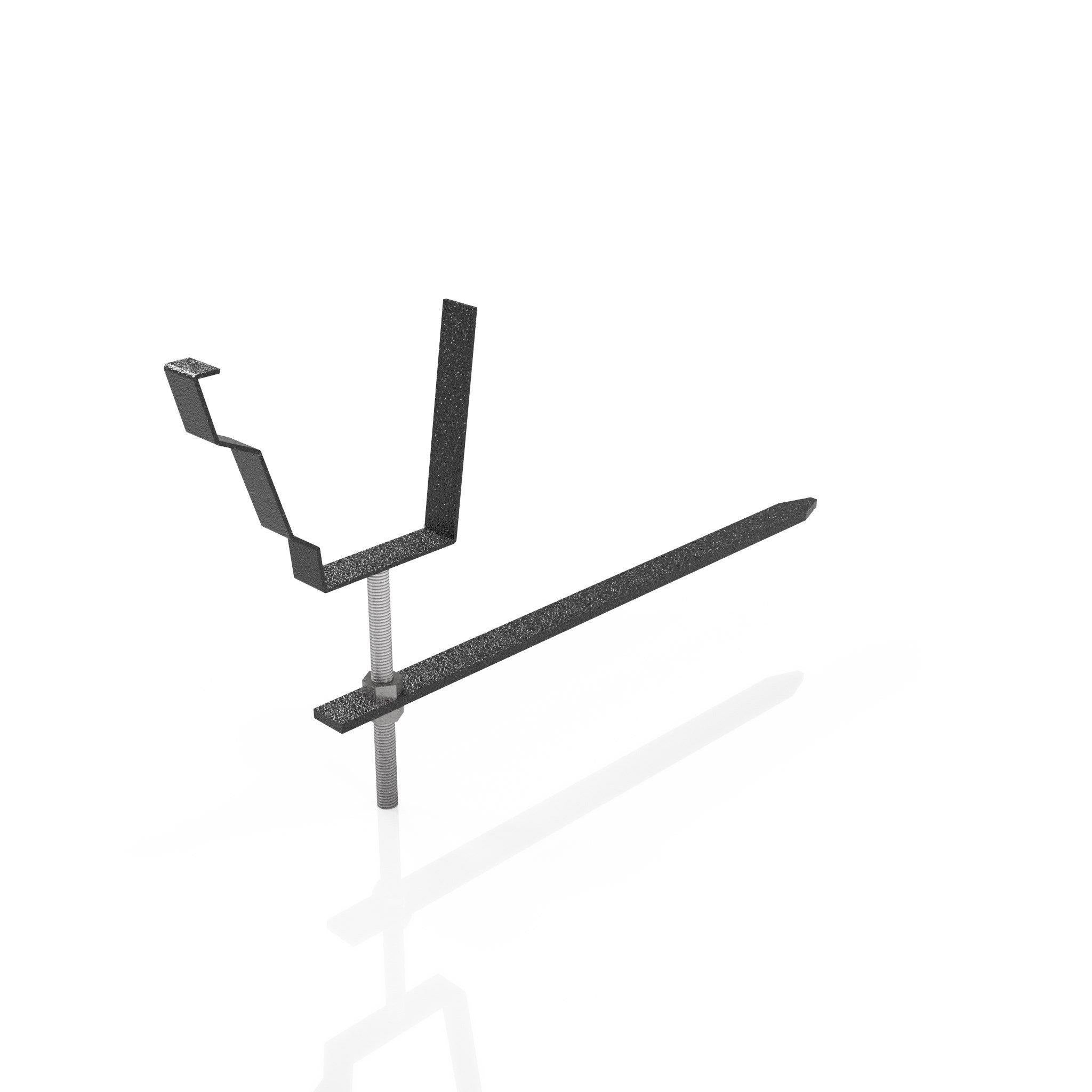 GTM16 - MOULDED GUTTER RISE AND FALL BRACKET - 125 x 100mm - Alugutter