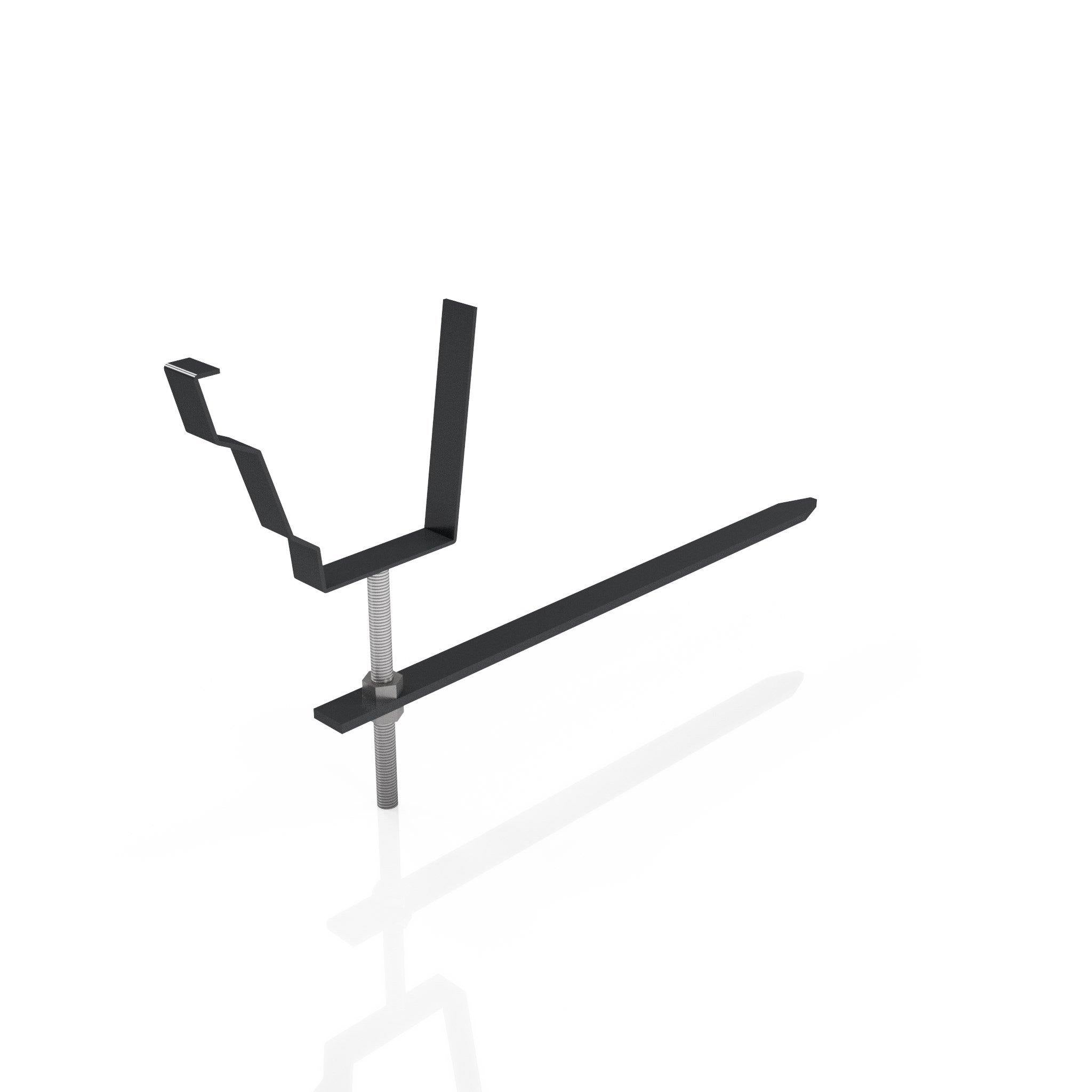 GTM16 - MOULDED GUTTER RISE AND FALL BRACKET - 125 x 100mm - Alugutter