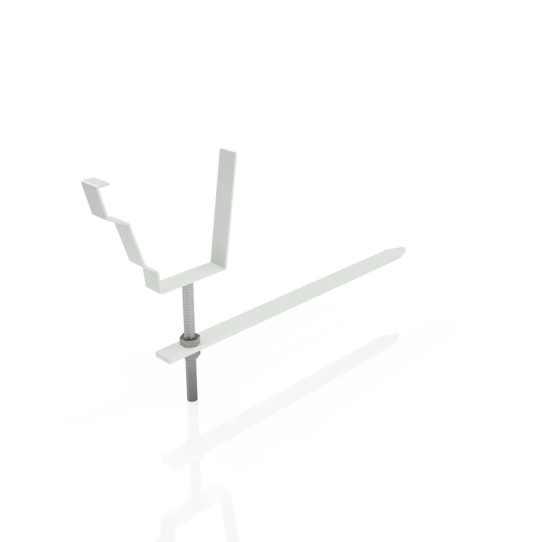 GTM16 - MOULDED GUTTER RISE AND FALL BRACKET - 125 x 100mm - Alugutter