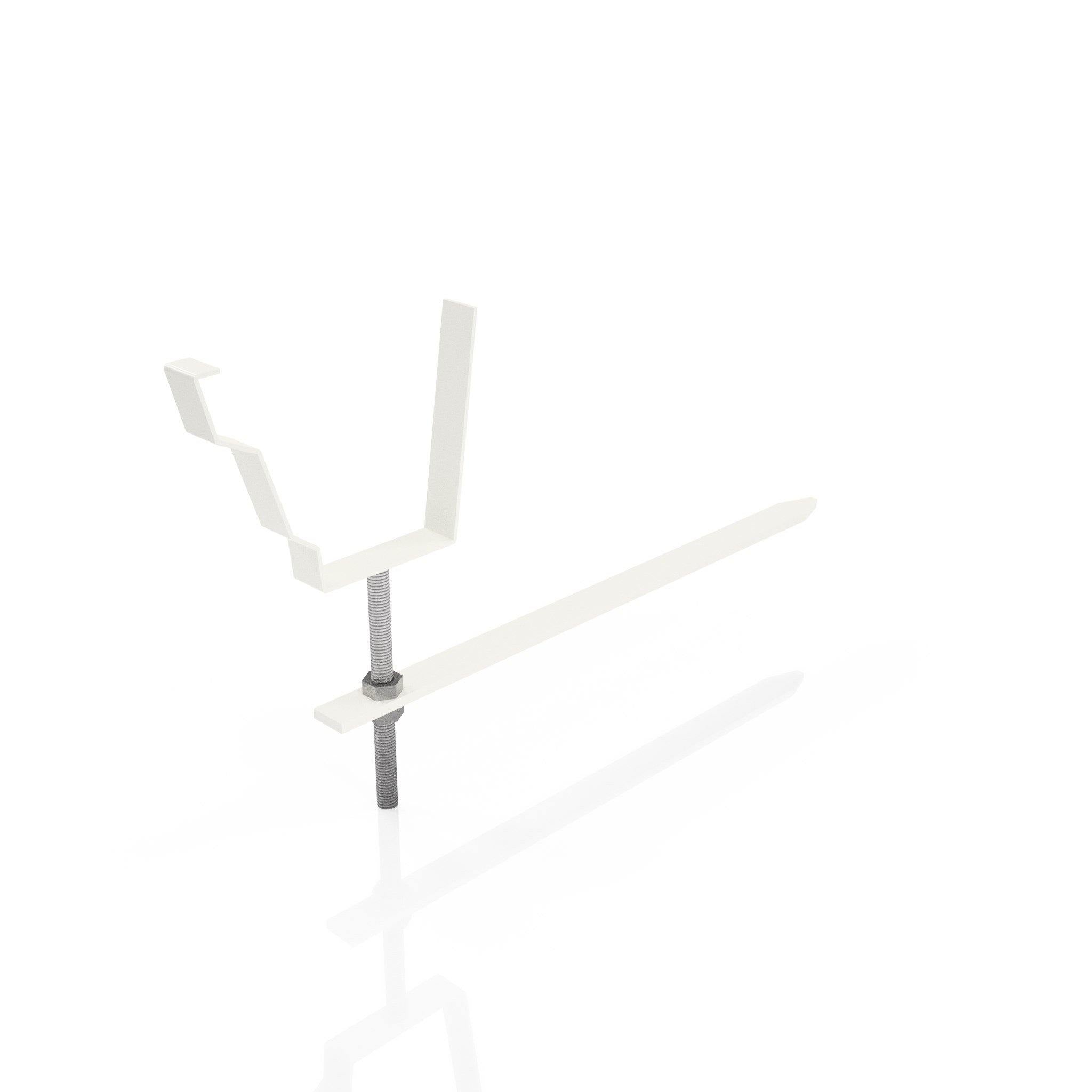 GTM16 - MOULDED GUTTER RISE AND FALL BRACKET - 125 x 100mm - Alugutter