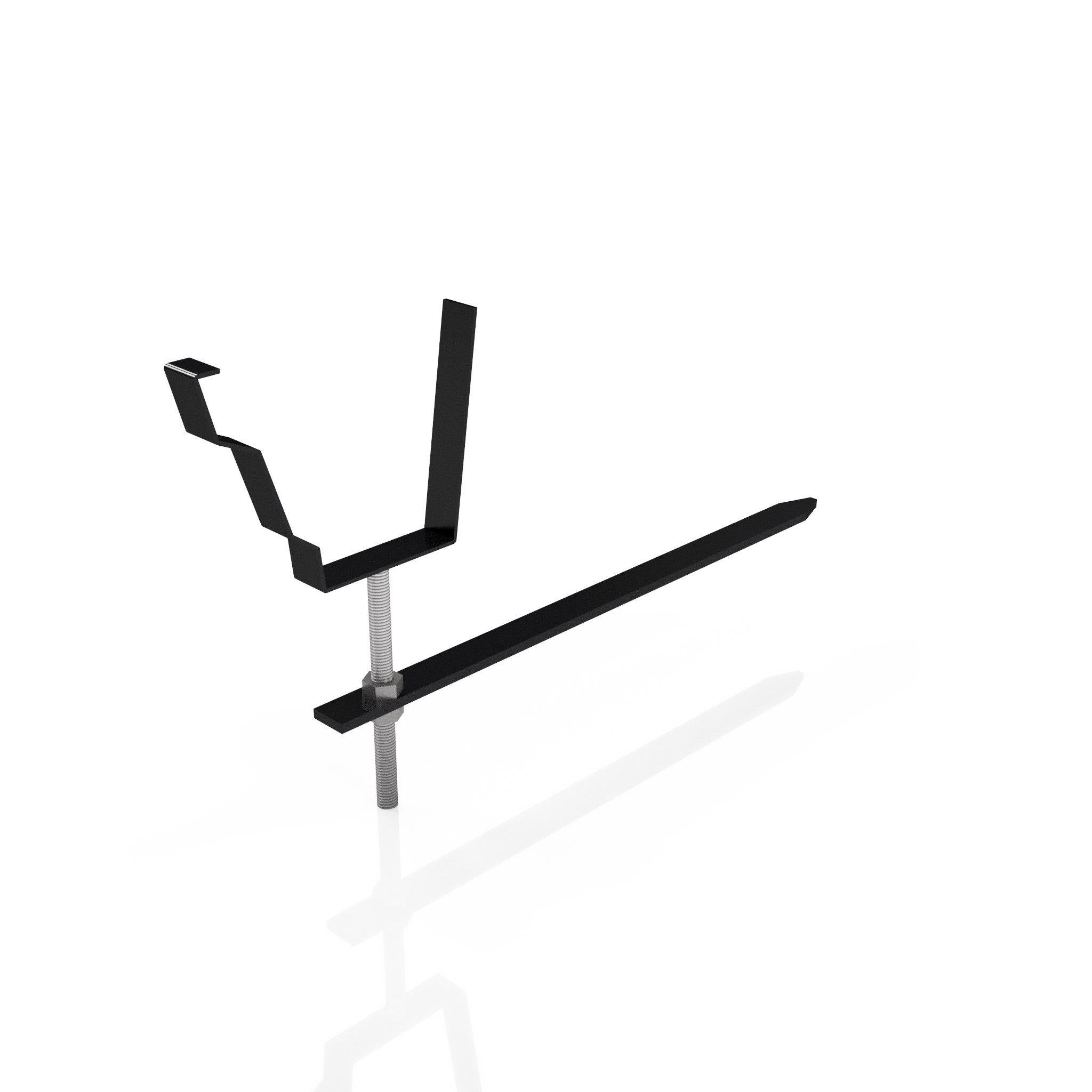 GTM16 - MOULDED GUTTER RISE AND FALL BRACKET - 125 x 100mm - Alugutter