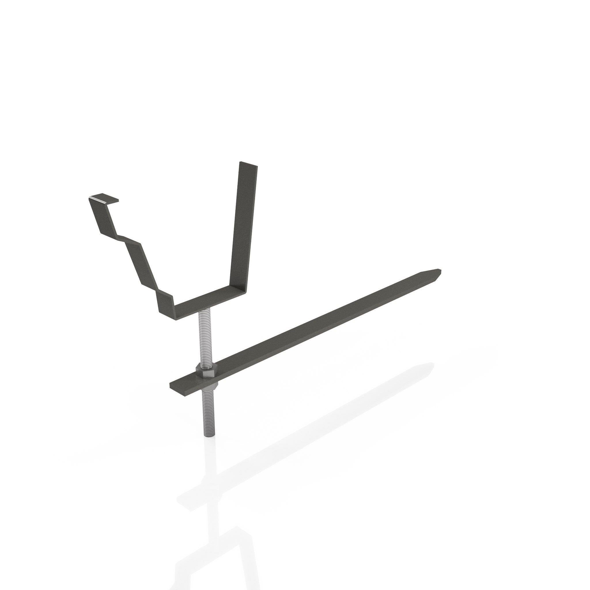 GTM16 - MOULDED GUTTER RISE AND FALL BRACKET - 125 x 100mm - Alugutter