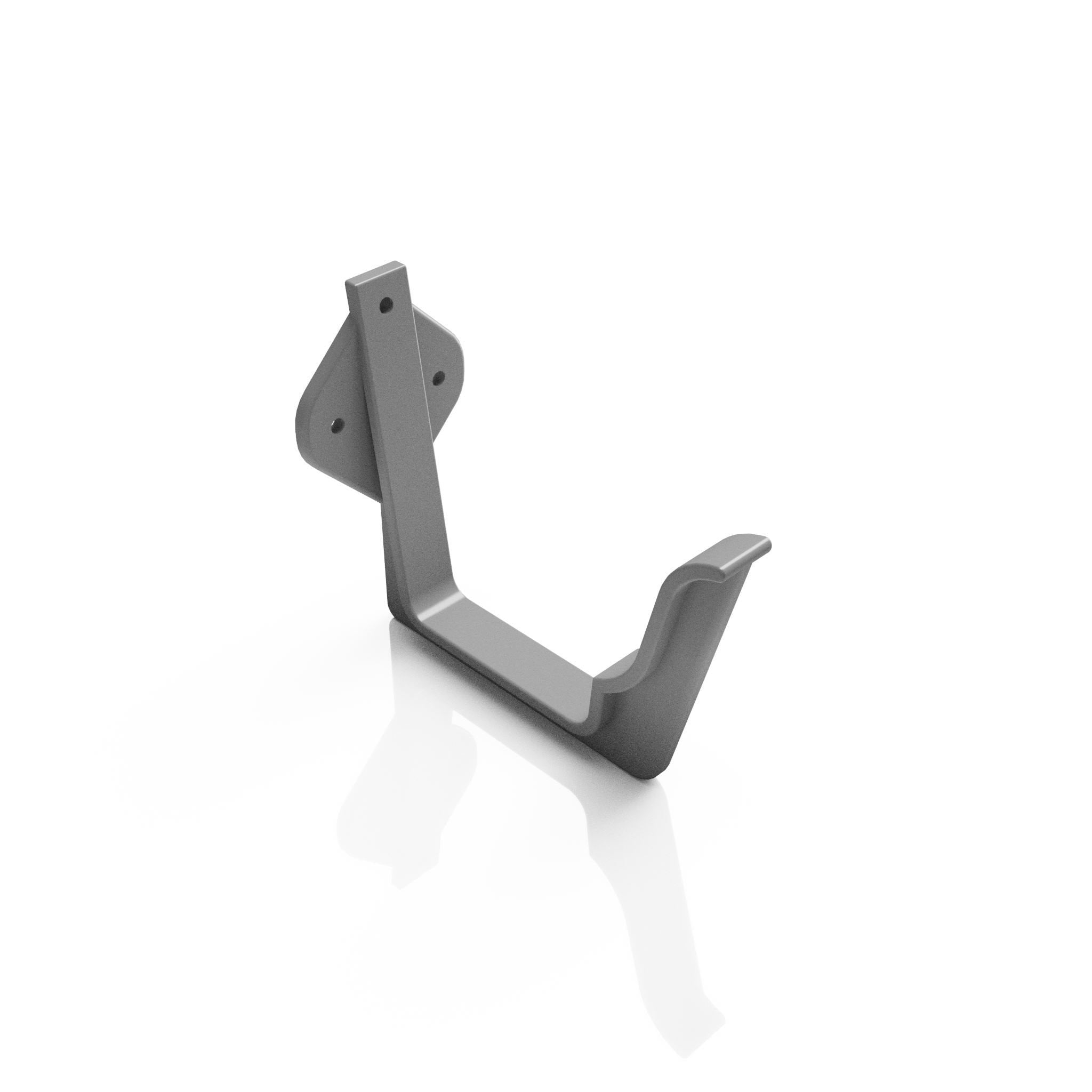 GTM3 - MOULDED OGEE GUTTER FASCIA BRACKET - 125 x 100mm - Alugutter