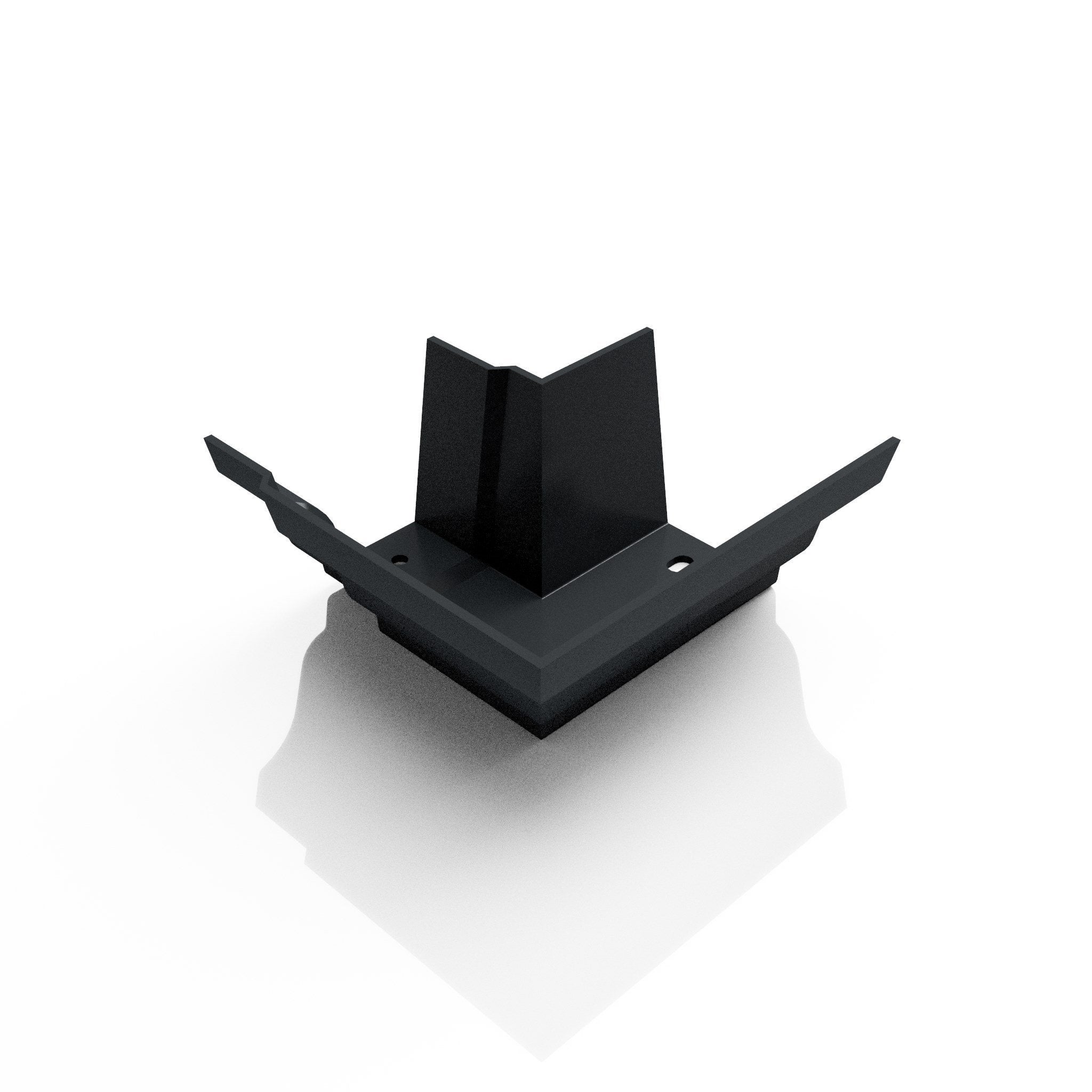 GTM7 - MOULDED GUTTER EXTERNAL ANGLE 90 DEG - 125 x 100mm - Alugutter