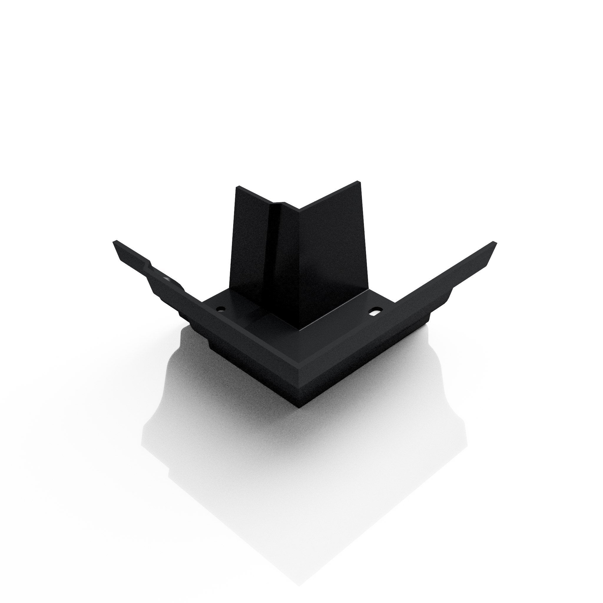 GTM7 - MOULDED GUTTER EXTERNAL ANGLE 90 DEG - 125 x 100mm - Alugutter