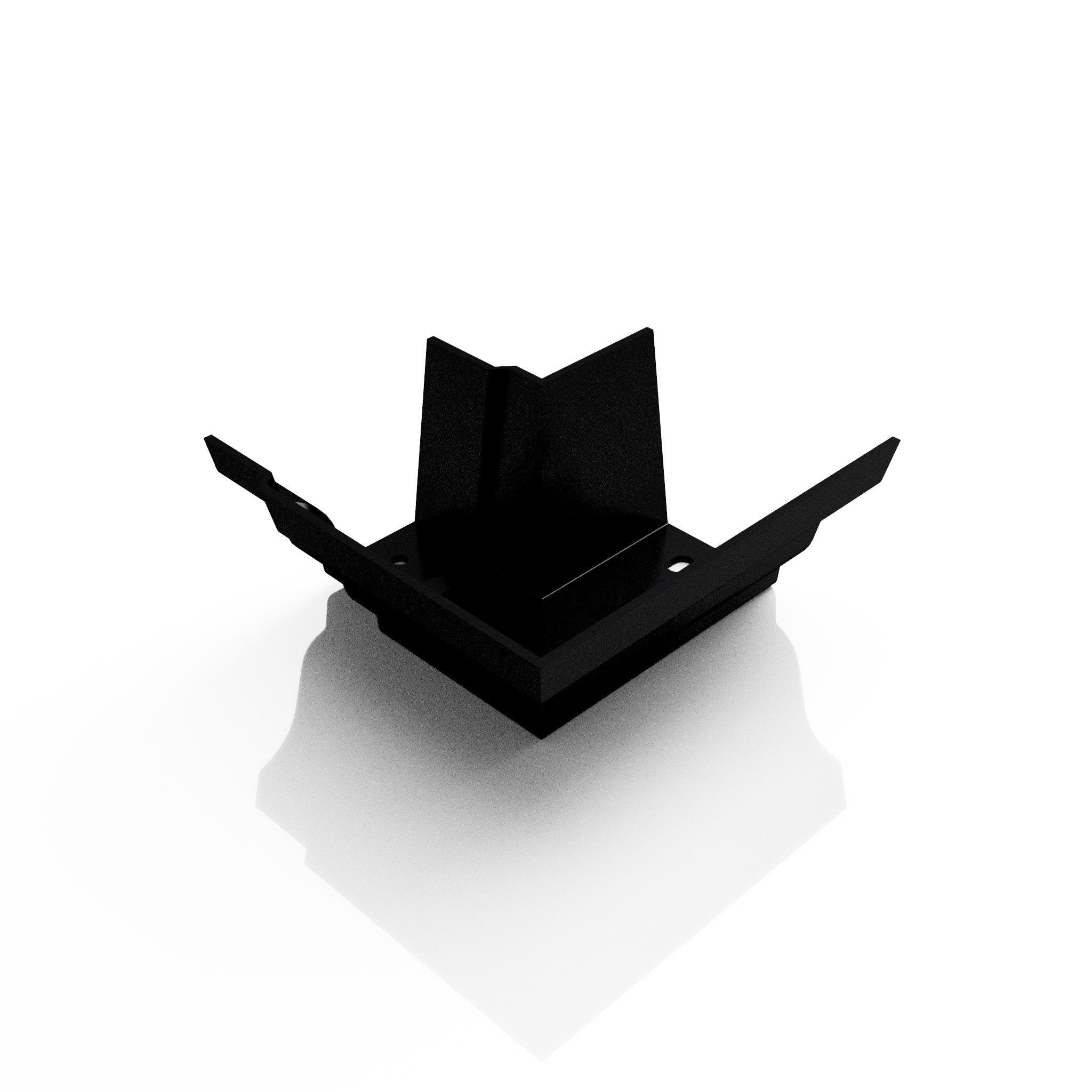 GTM7 - MOULDED GUTTER EXTERNAL ANGLE 90 DEG - 125 x 100mm - Alugutter