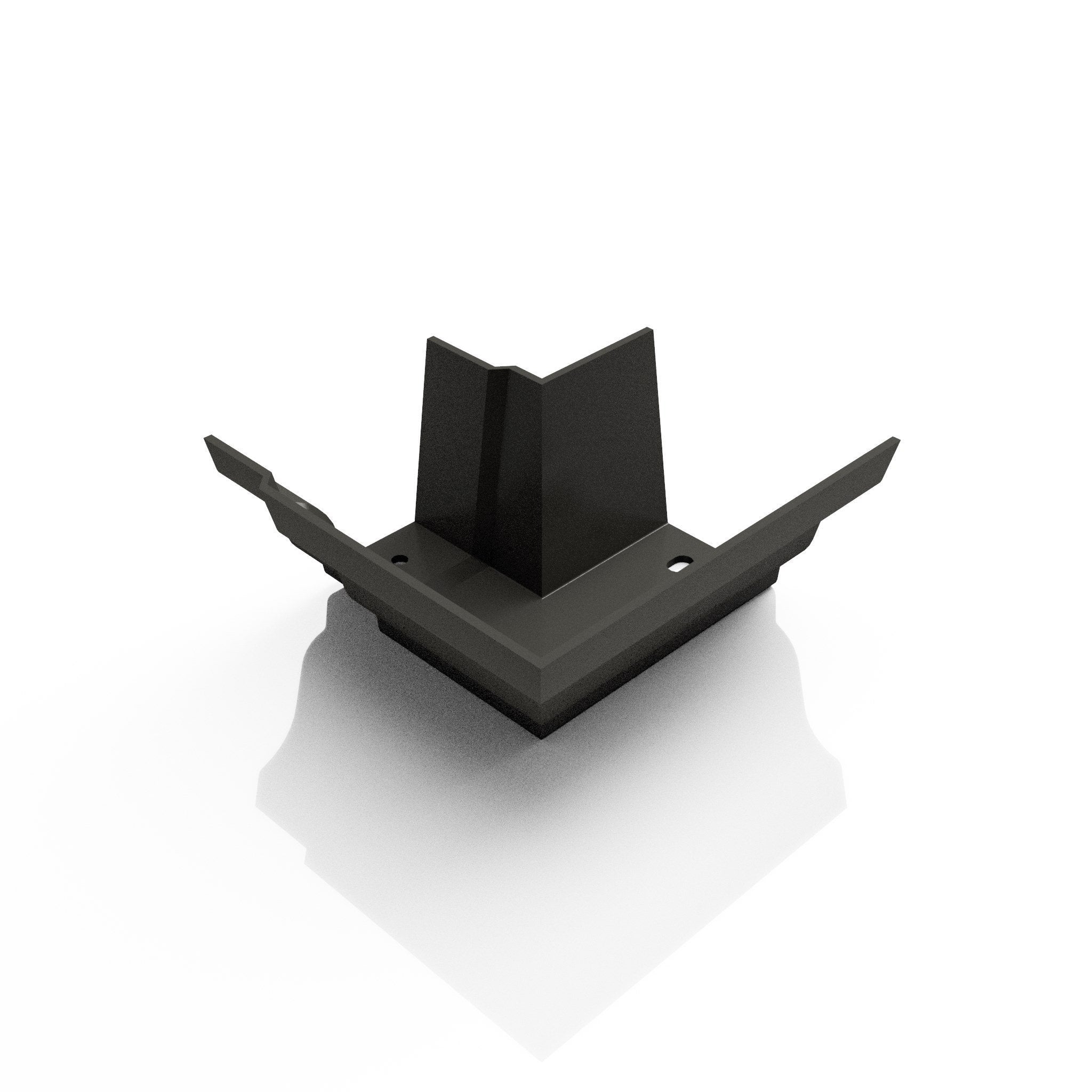 GTM7 - MOULDED GUTTER EXTERNAL ANGLE 90 DEG - 125 x 100mm - Alugutter