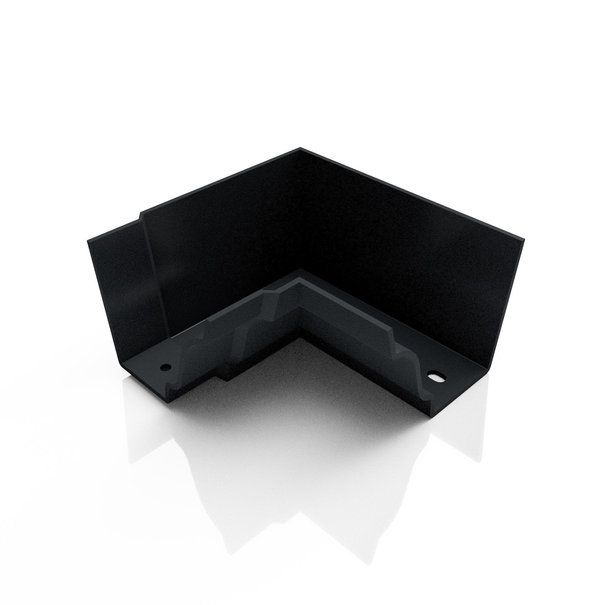 GTM8 - MOULDED GUTTER INTERNAL ANGLE 90 DEG - 125 x 100mm - Alugutter