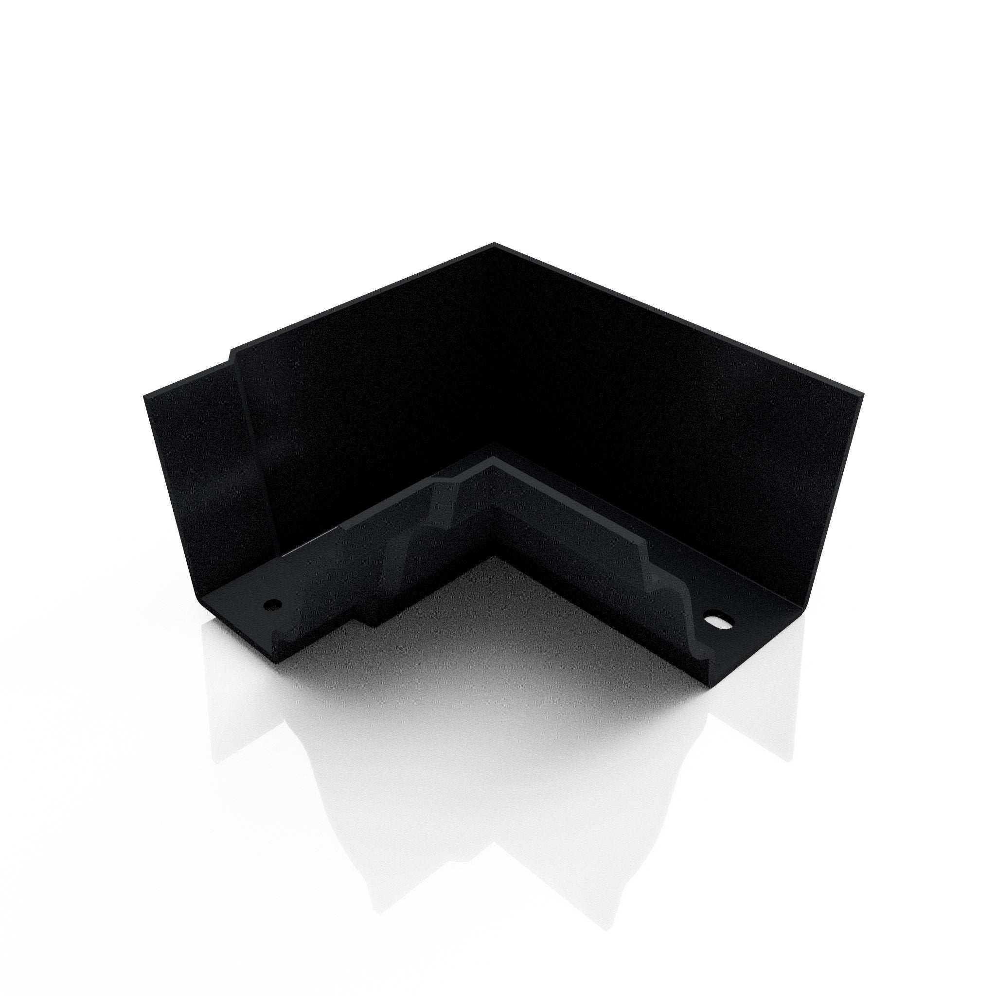 GTM8 - MOULDED GUTTER INTERNAL ANGLE 90 DEG - 125 x 100mm - Alugutter