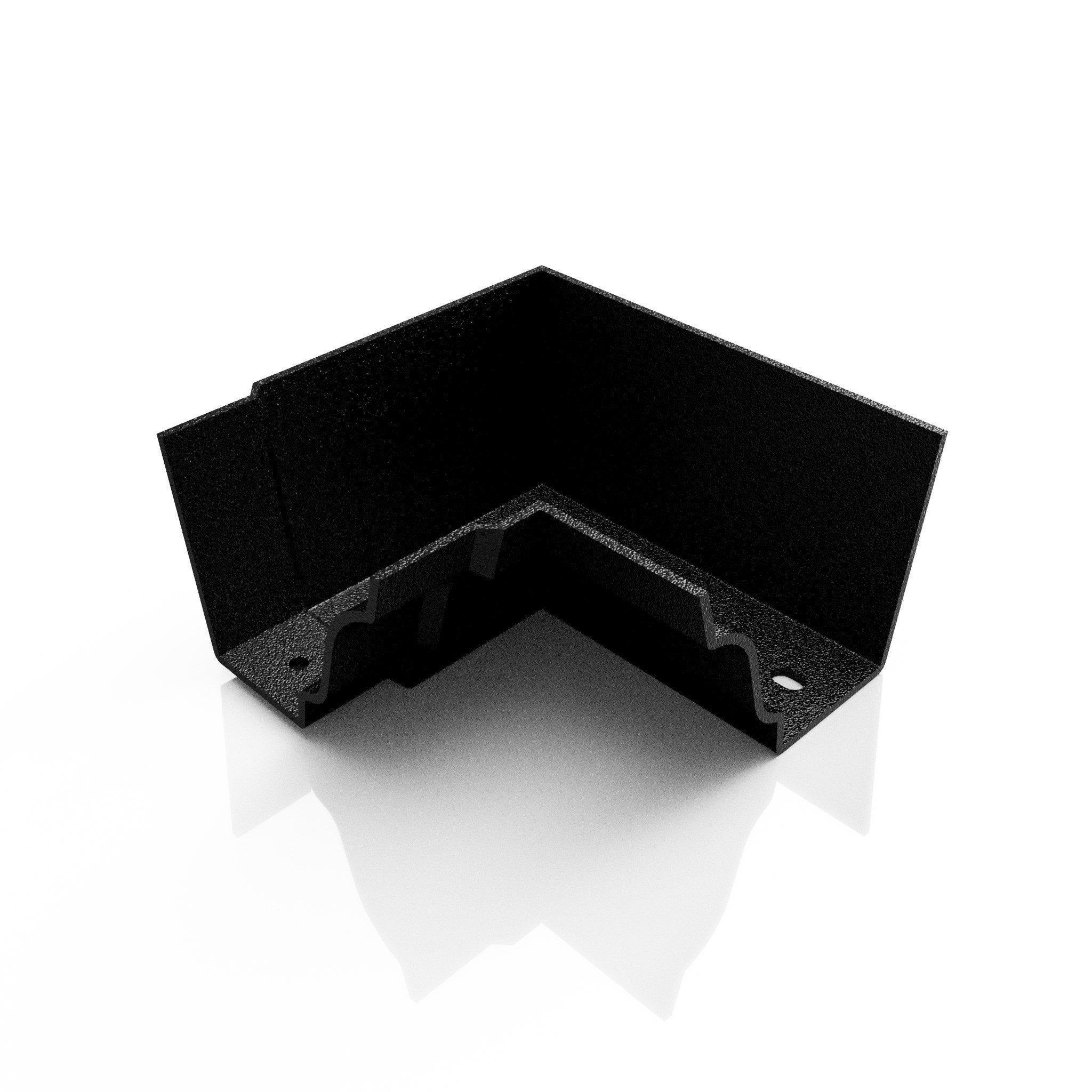 GTM8 - MOULDED GUTTER INTERNAL ANGLE 90 DEG - 125 x 100mm - Alugutter