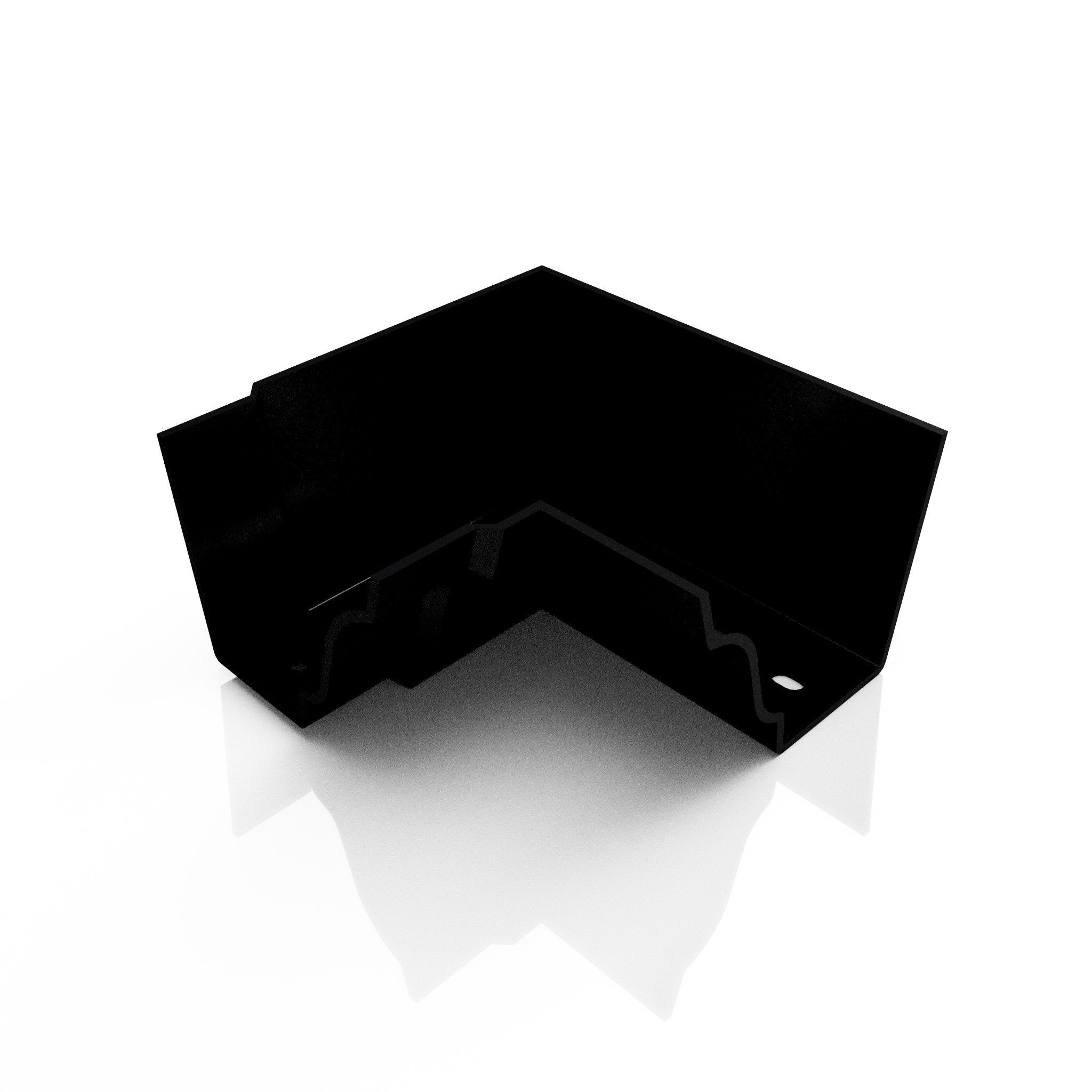 GTM8 - MOULDED GUTTER INTERNAL ANGLE 90 DEG - 125 x 100mm - Alugutter