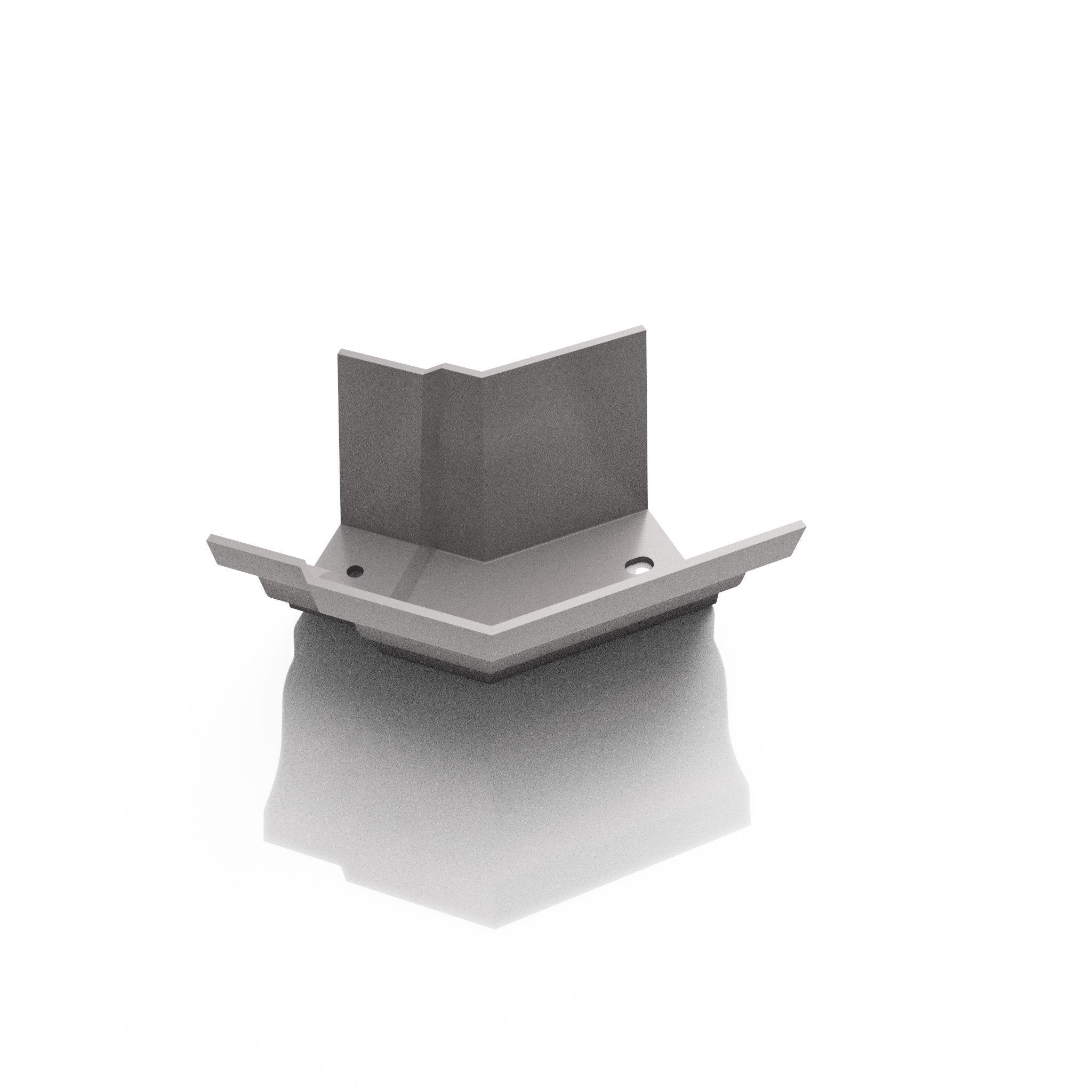 GTM9 - MOULDED GUTTER EXTERNAL ANGLE 135 DEG - 125 x 100mm - Alugutter