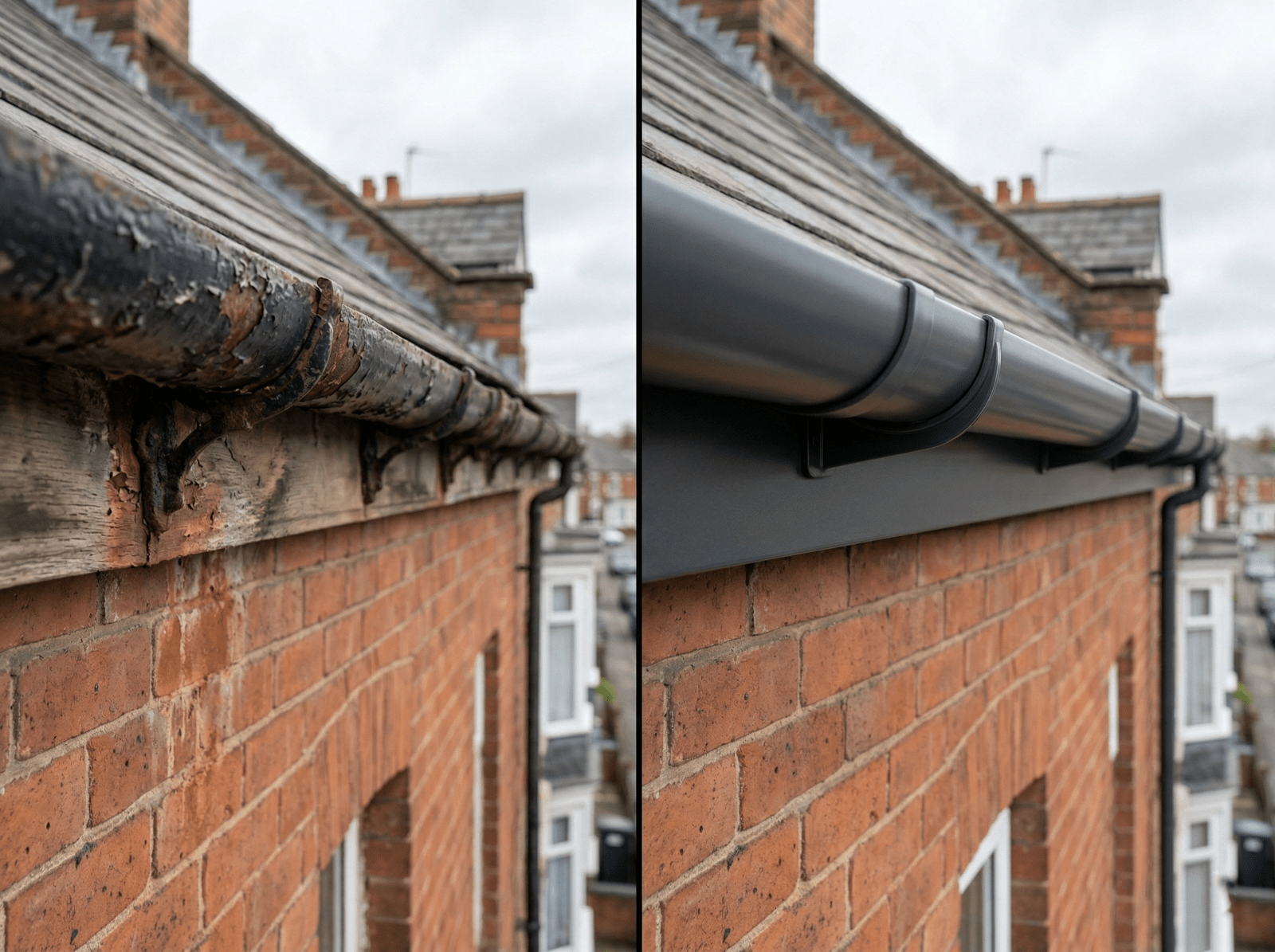 Aluminium vs Cast Iron Gutters: The Definitive Comparison