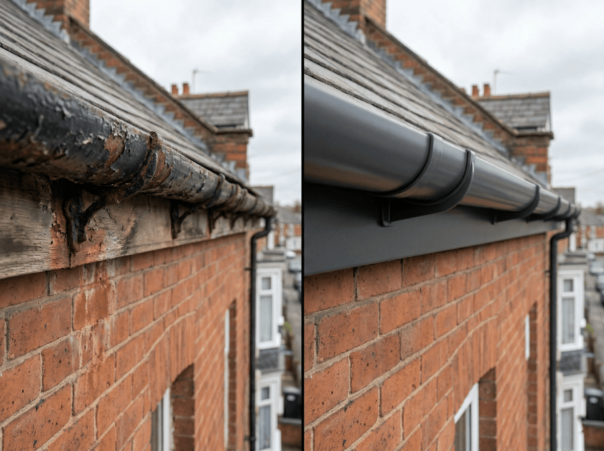 Aluminium vs Cast Iron Gutters: The Definitive Comparison